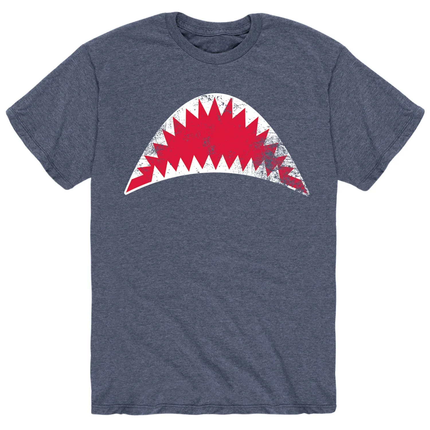 Instant Message - Distressed Shark Mouth Open - Men's Short Sleeve Graphic T-shirt sold by Zulily product image thumbnail 2