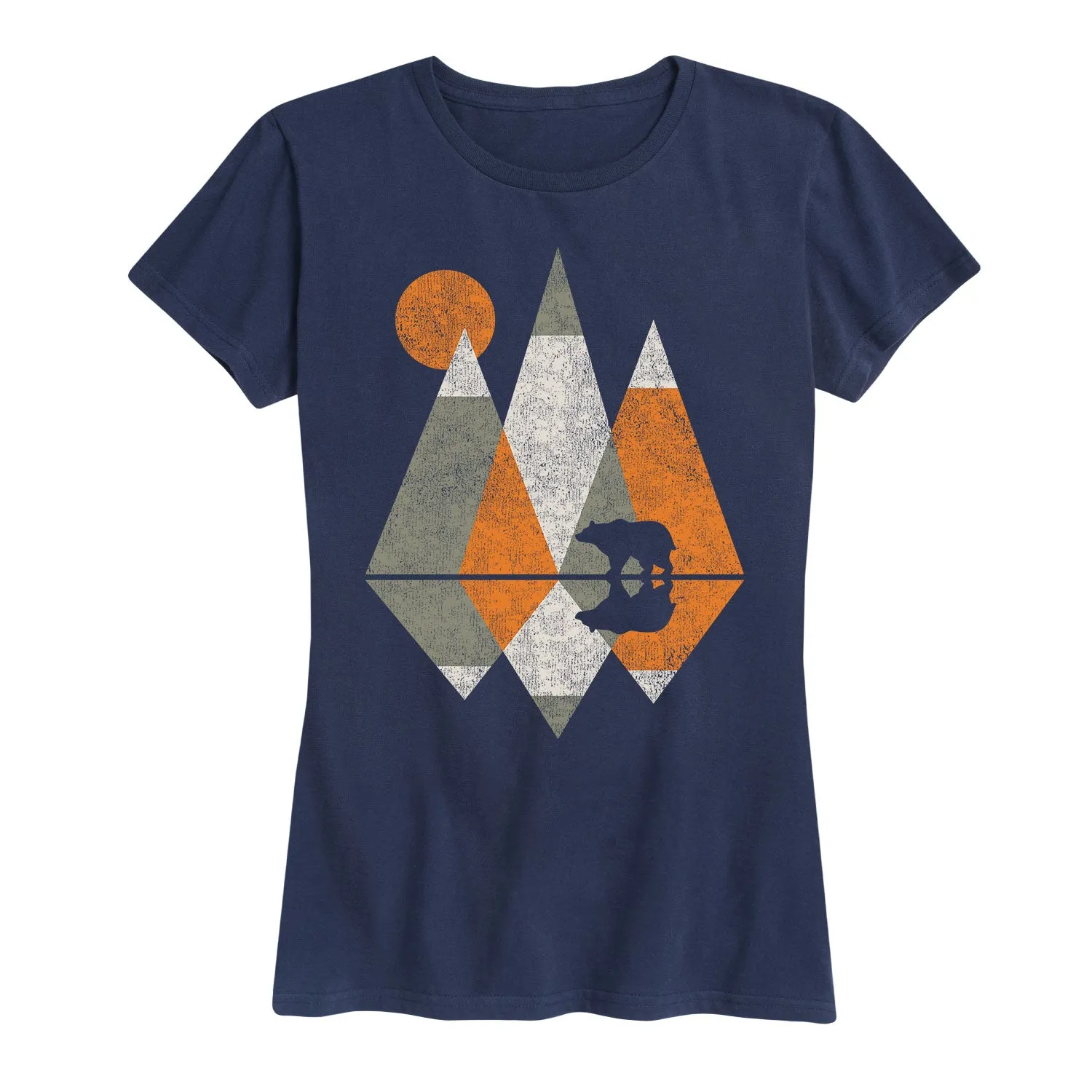 Instant Message - Geo Mountains - Women's Short Sleeve Graphic T-shirt sold by Zulily product image thumbnail 3