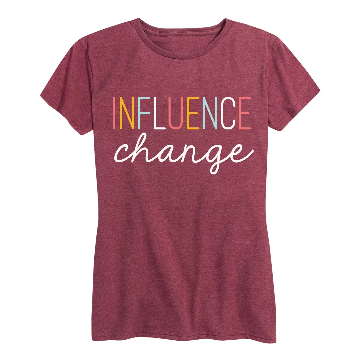 Instant Message - Influence Change - Women's Short Sleeve Graphic T-shirt sold by Zulily product image thumbnail 3