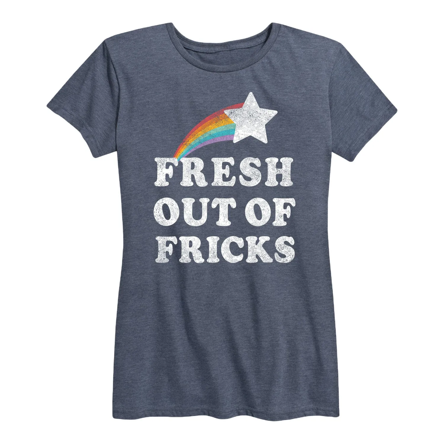 Instant Message - Fresh Out of Fricks - Women's Short Sleeve Graphic T-shirt sold by Zulily product image thumbnail 3