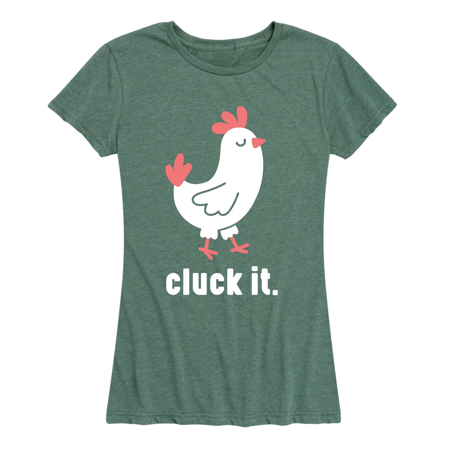 Instant Message - Cluck It Chicken - Women's Short Sleeve Graphic T-shirt sold by Zulily product image thumbnail 2