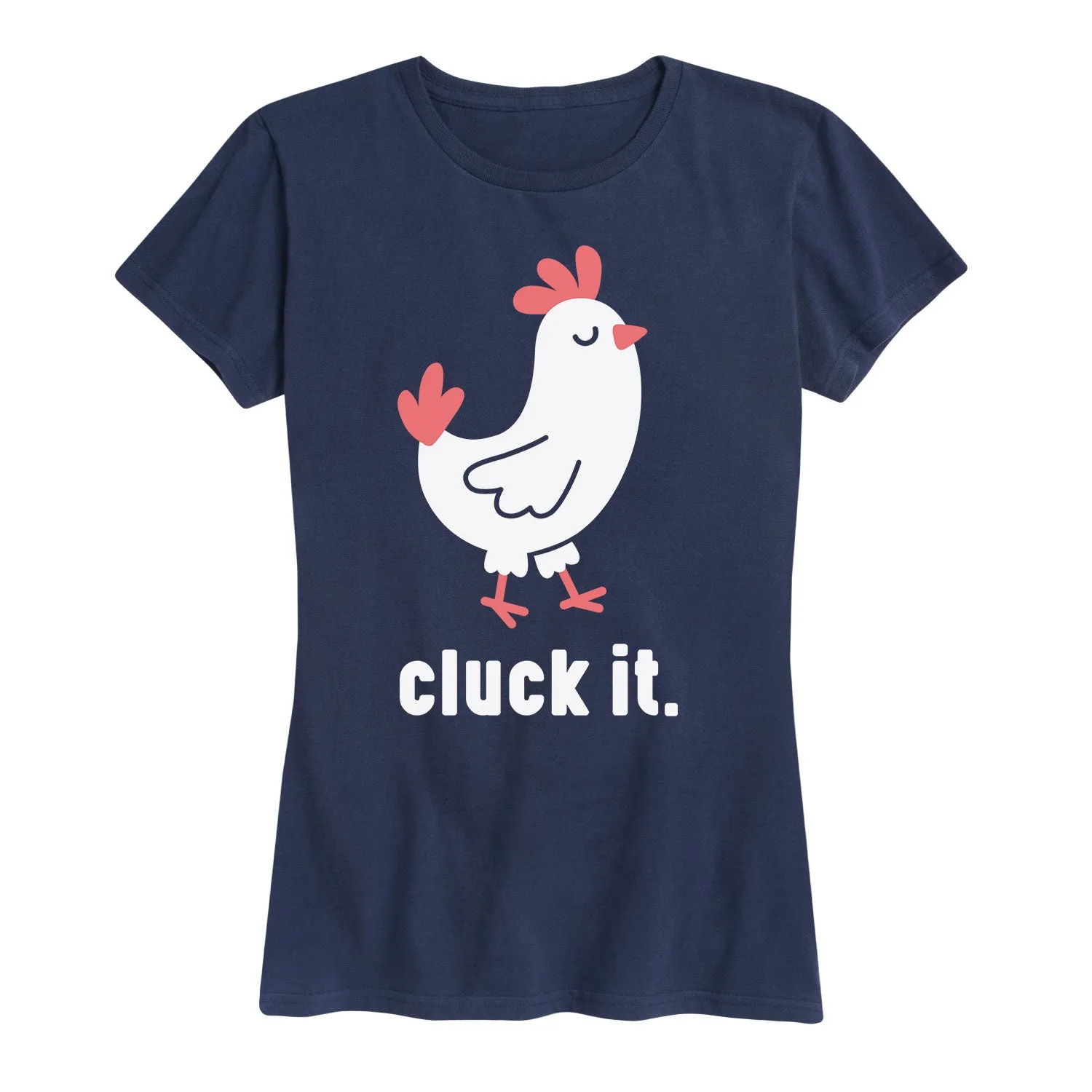 Instant Message - Cluck It Chicken - Women's Short Sleeve Graphic T-shirt sold by Zulily product image thumbnail 3