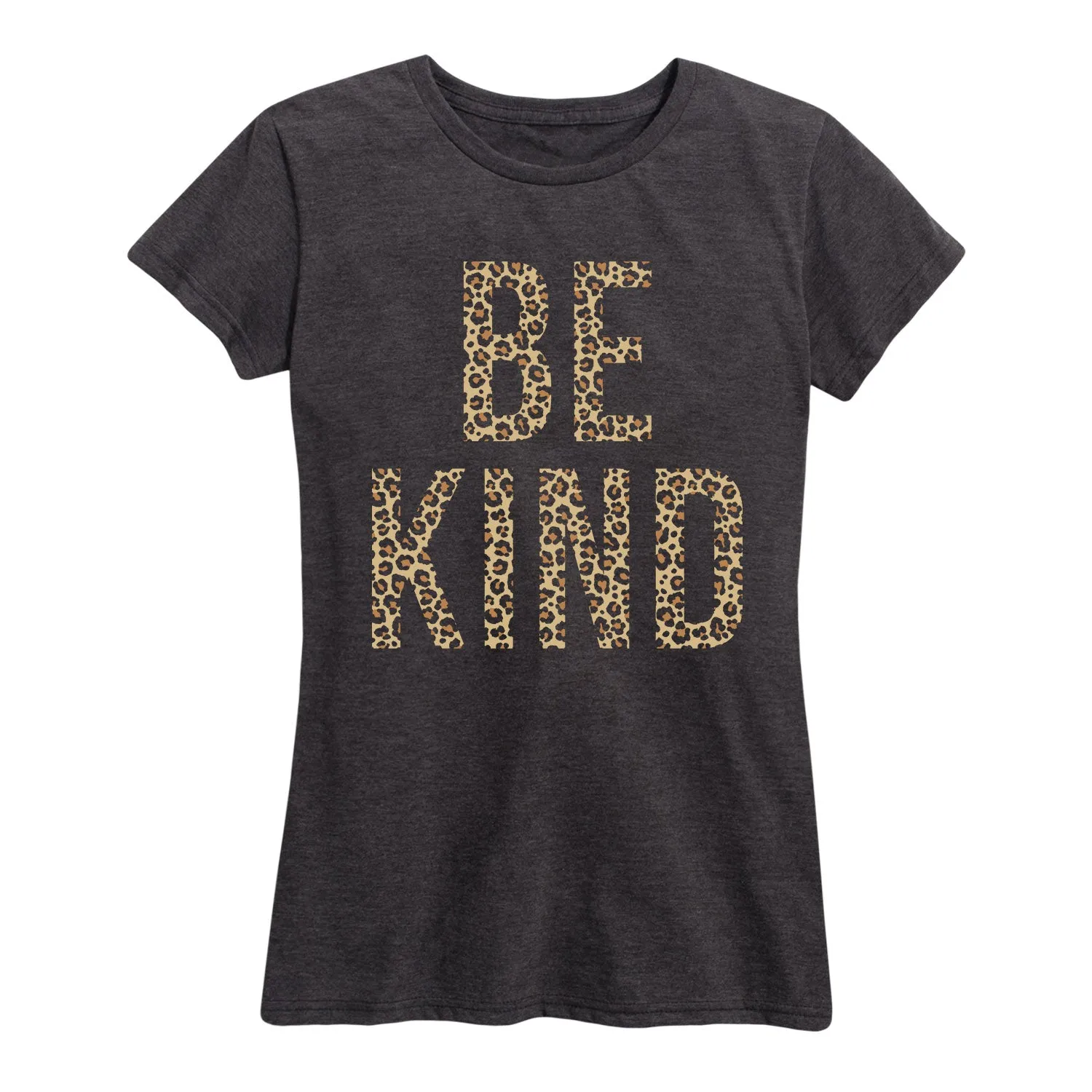 Instant Message - Be Kind Leopard - Women's Short Sleeve Graphic T-shirt sold by Zulily product image thumbnail 2