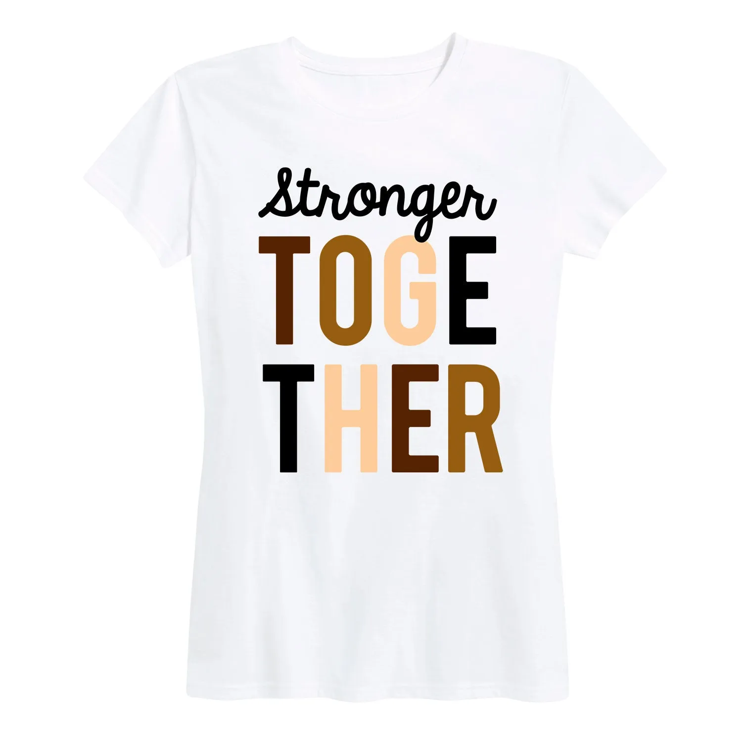 Instant Message - Stronger Together - Women's Short Sleeve Graphic T-shirt sold by Zulily product image thumbnail 2