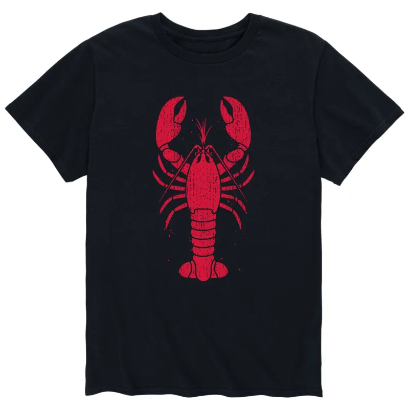 Instant Message - Vintage Lobster - Men's Short Sleeve Graphic T-shirt sold by Zulily