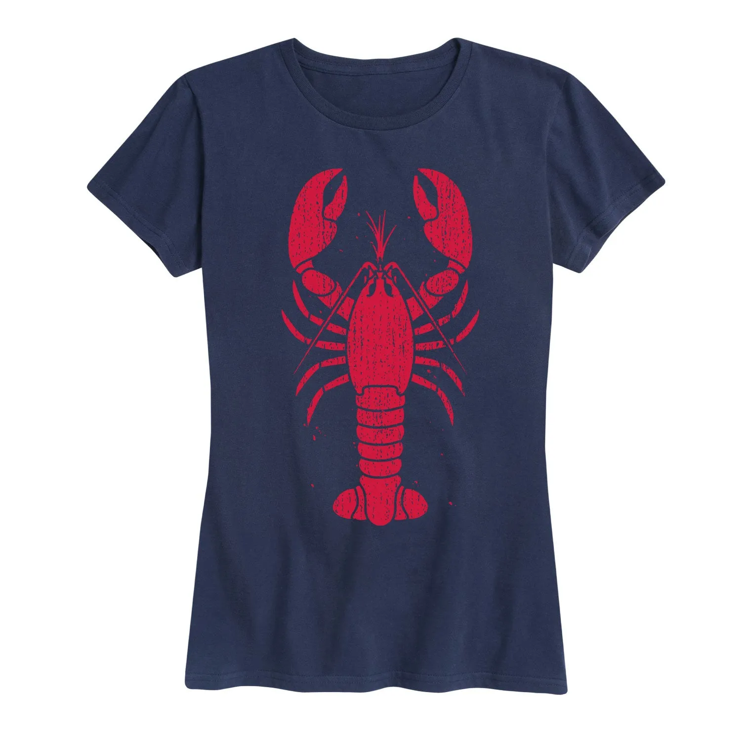 Instant Message - Vintage Lobster - Women's Short Sleeve Graphic T-shirt sold by Zulily product image thumbnail 2