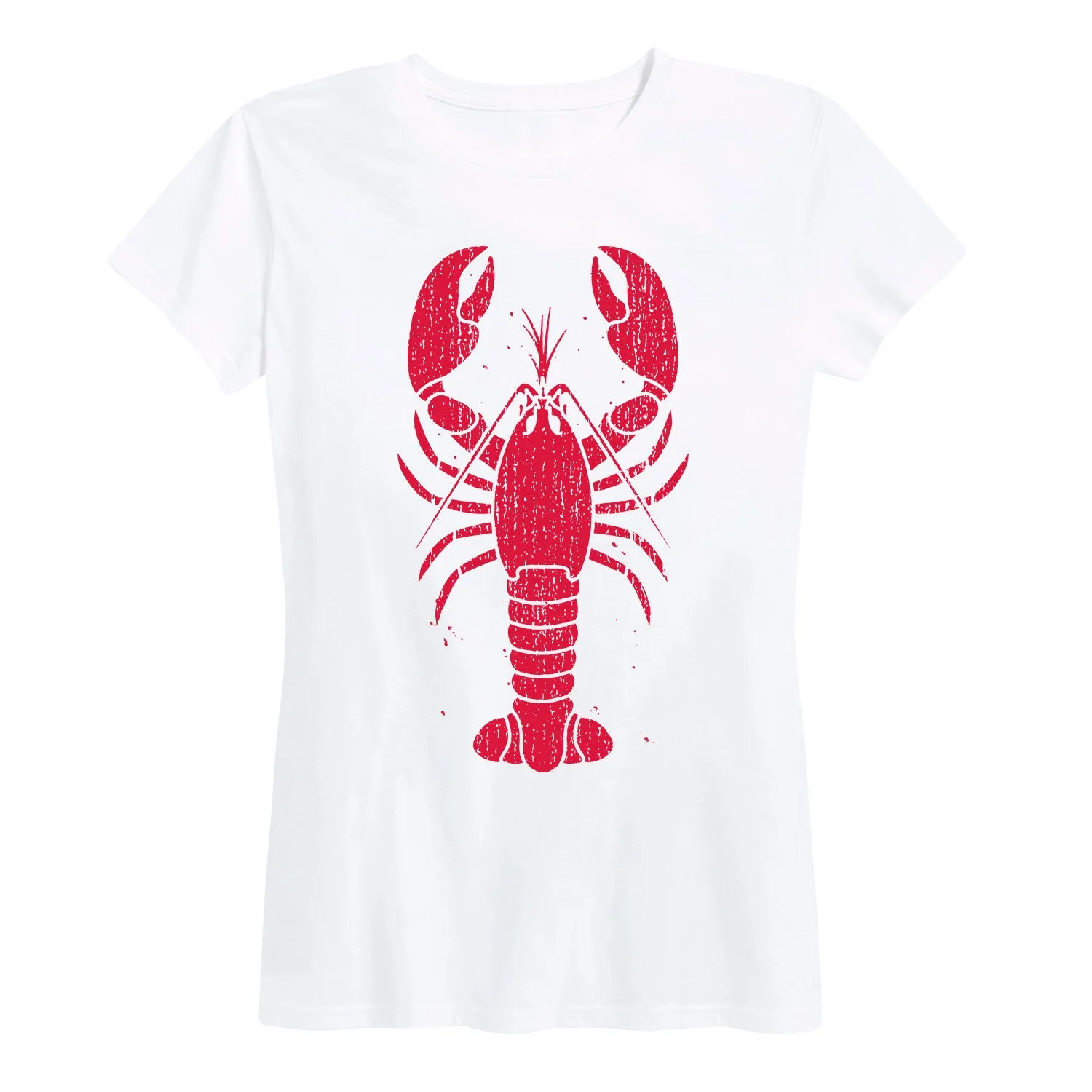 Instant Message - Vintage Lobster - Women's Short Sleeve Graphic T-shirt sold by Zulily product image thumbnail 4