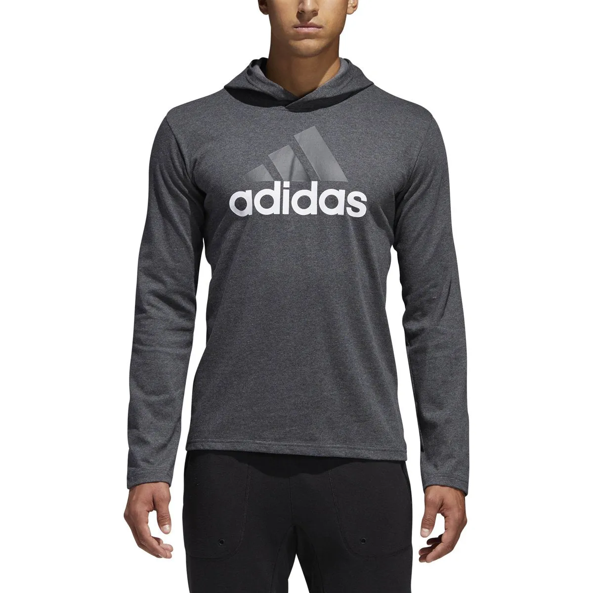 Mens Adidas Long Sleeve Badge Of Sport Hoody sold by Zulily