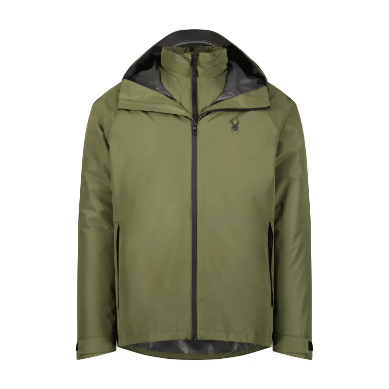 Spyder Men's 2-in-1 Rain Jacket - Dusty Green made by Zulily