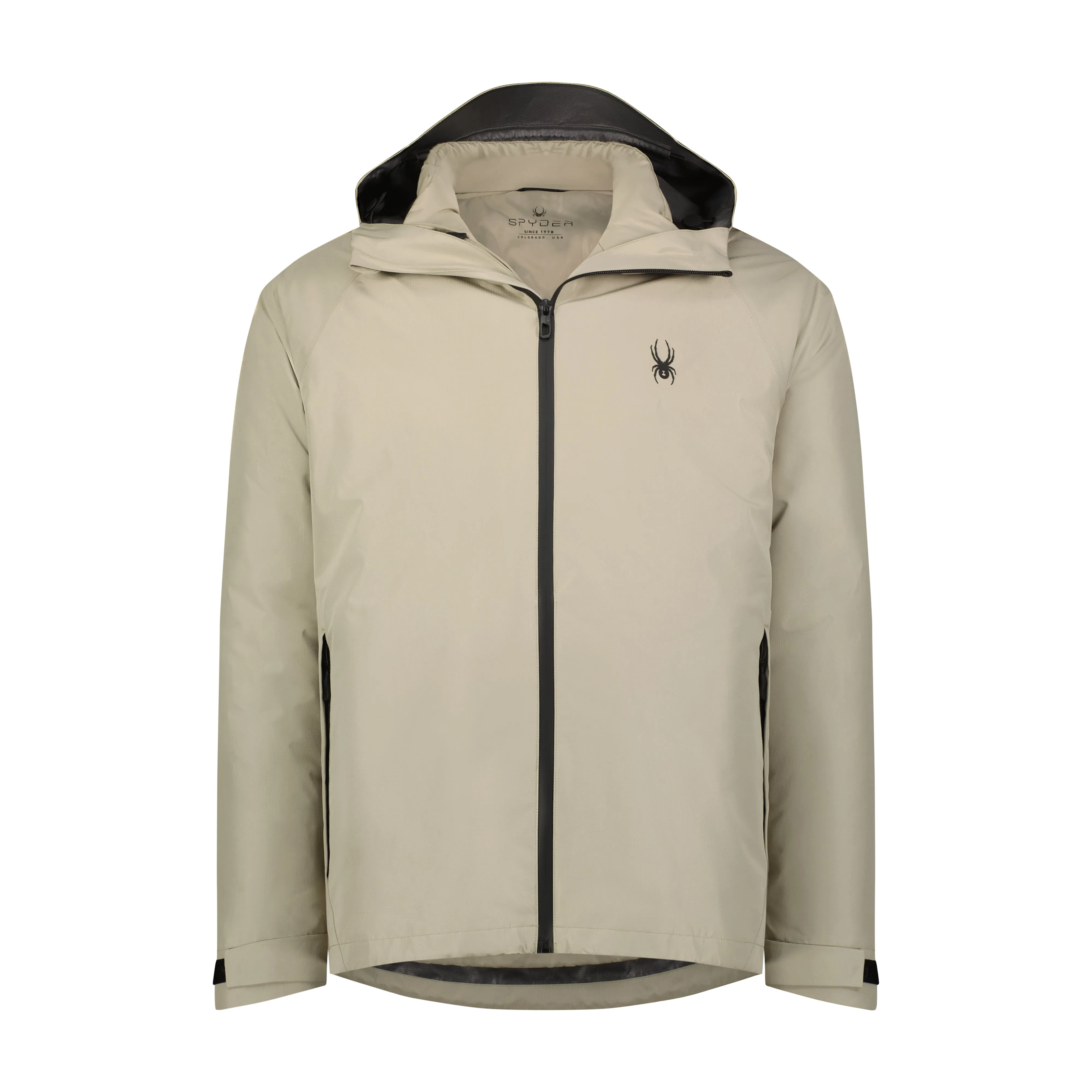 Spyder Men's 2-in-1 Rain Jacket - Stone sold by Zulily