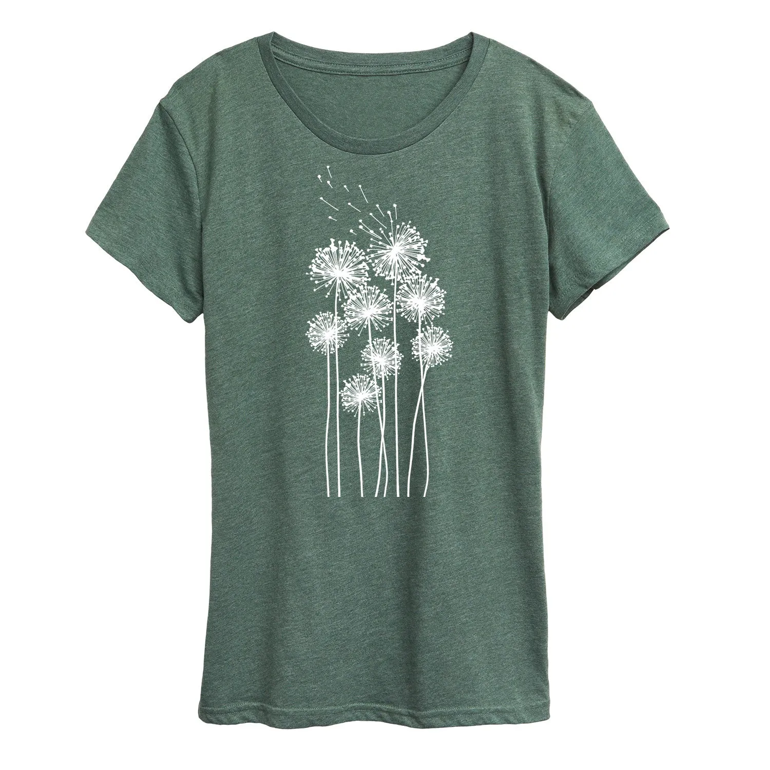 Instant Message - Tall Dandelions - Women's Short Sleeve Graphic T-shirt sold by Zulily product image thumbnail 3