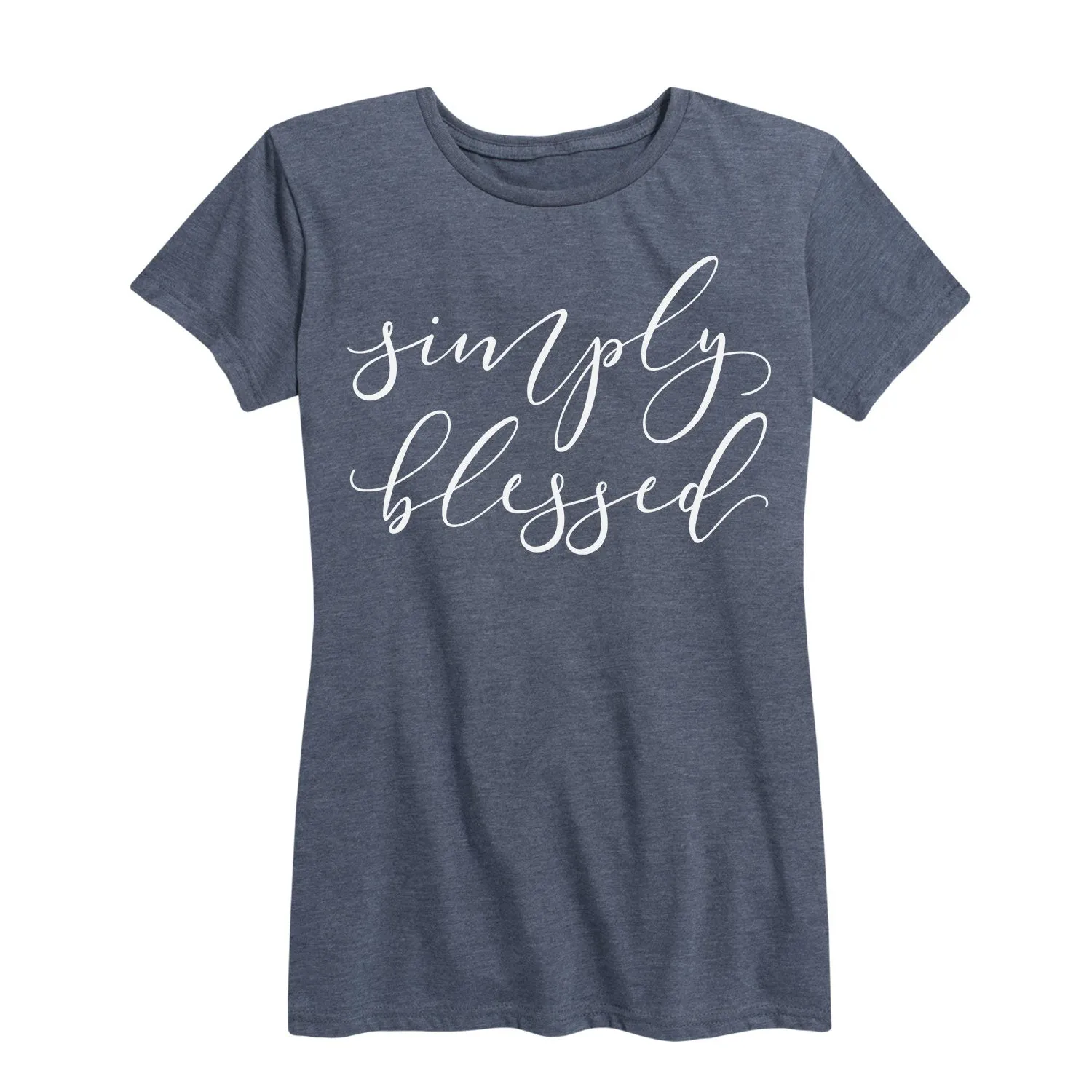 Instant Message - Simply Blessed - Women's Short Sleeve Graphic T-Shirt sold by Zulily