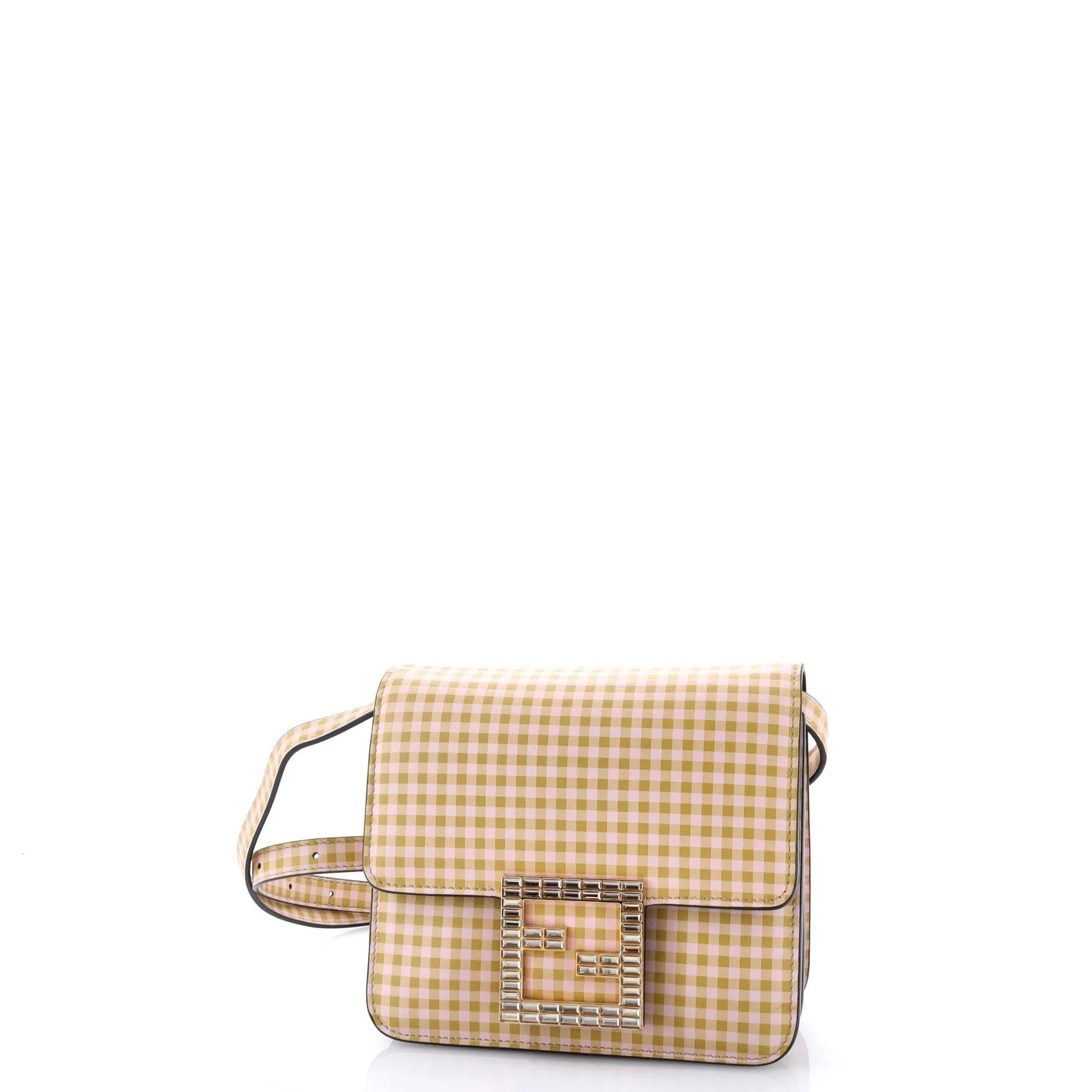 Pre-Loved Fendi Fab Shoulder Bag Printed Leather with Crystal Detail sold by Zulily product image thumbnail 2