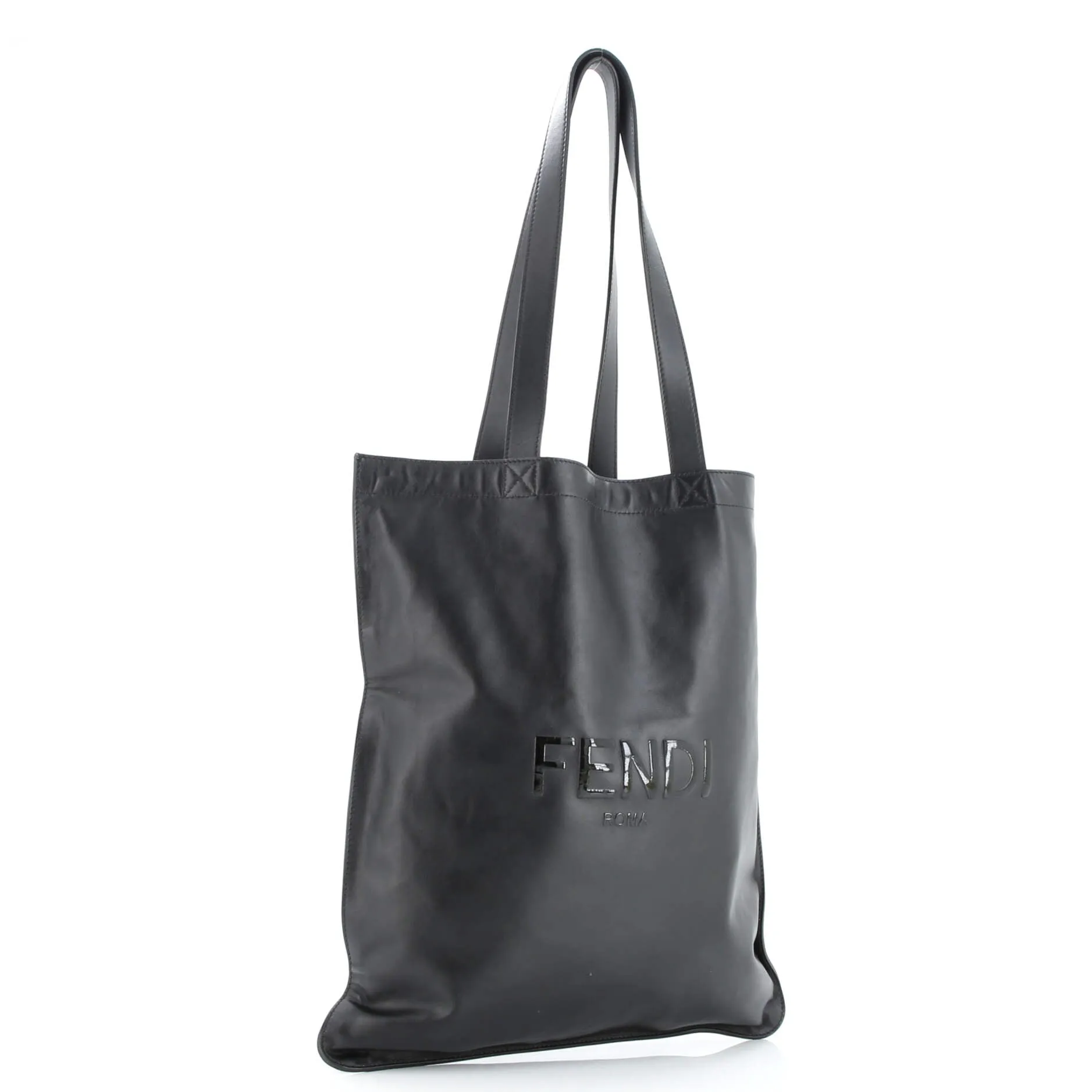 Pre-Loved Fendi Pack Flat Shopper Tote Leather Tall sold by Zulily product image thumbnail 2