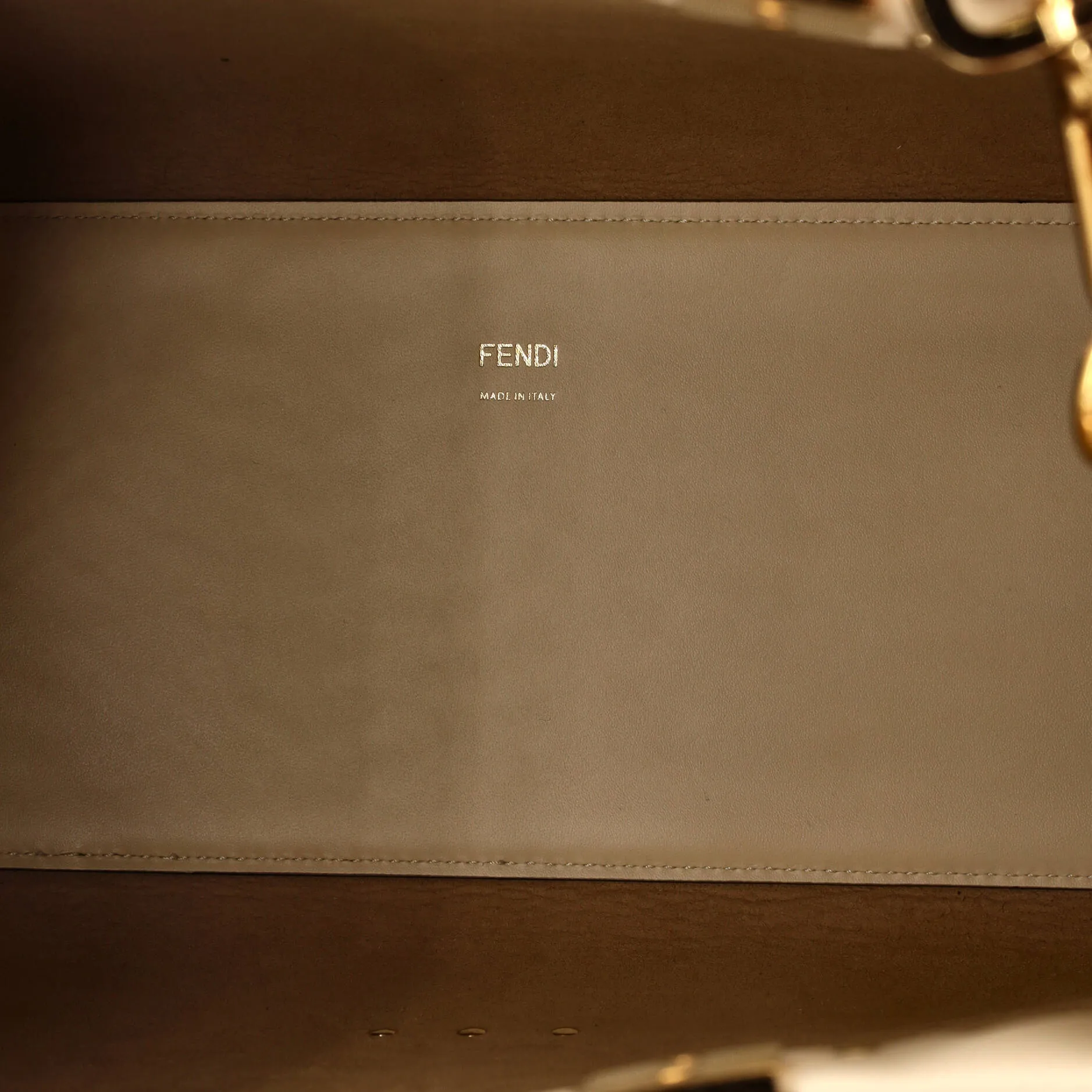 Pre-Loved Fendi Sunshine Shopper Tote Studded Leather Medium sold by Zulily product image thumbnail 5