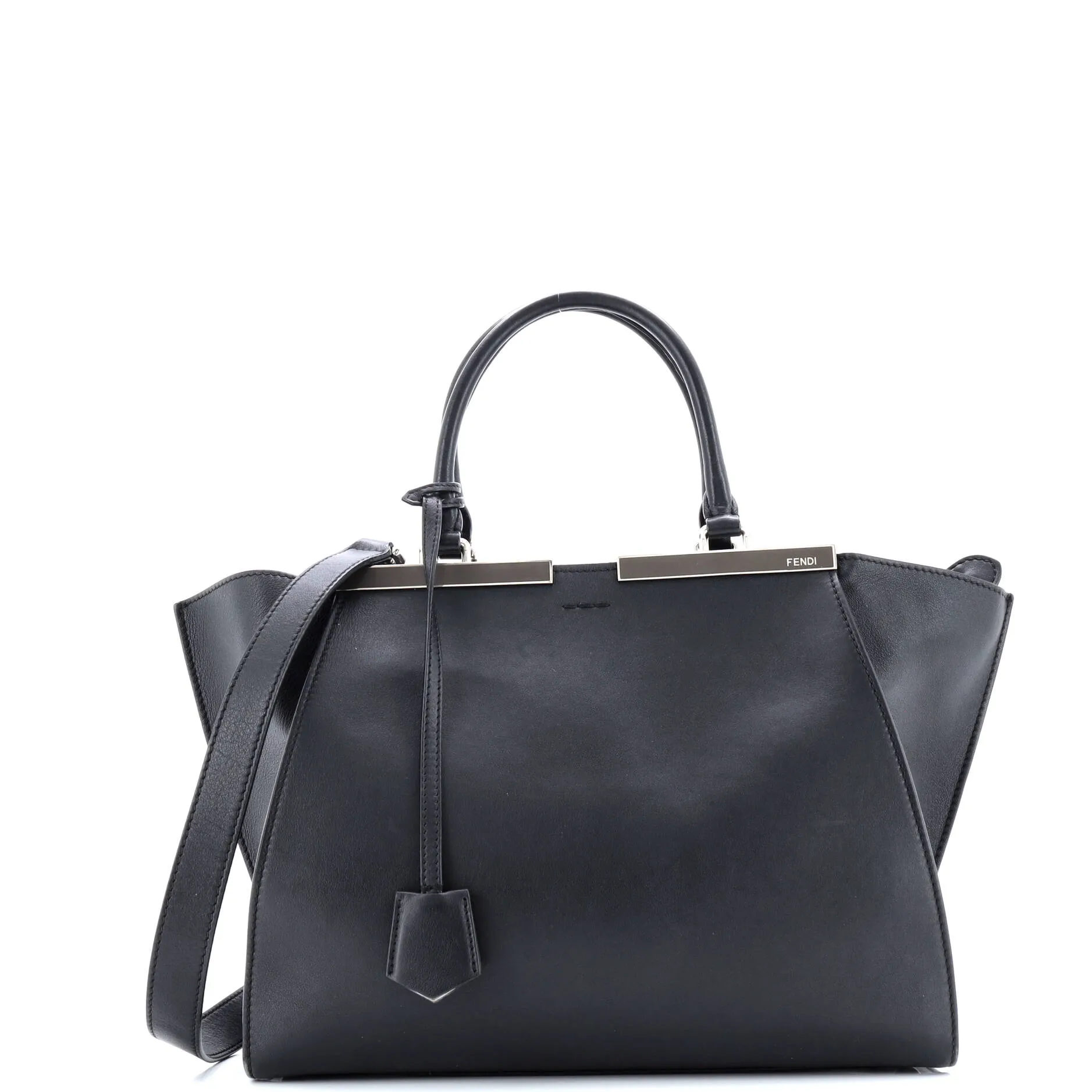 Pre-Loved Fendi Petite 3Jours Bag Leather sold by Zulily