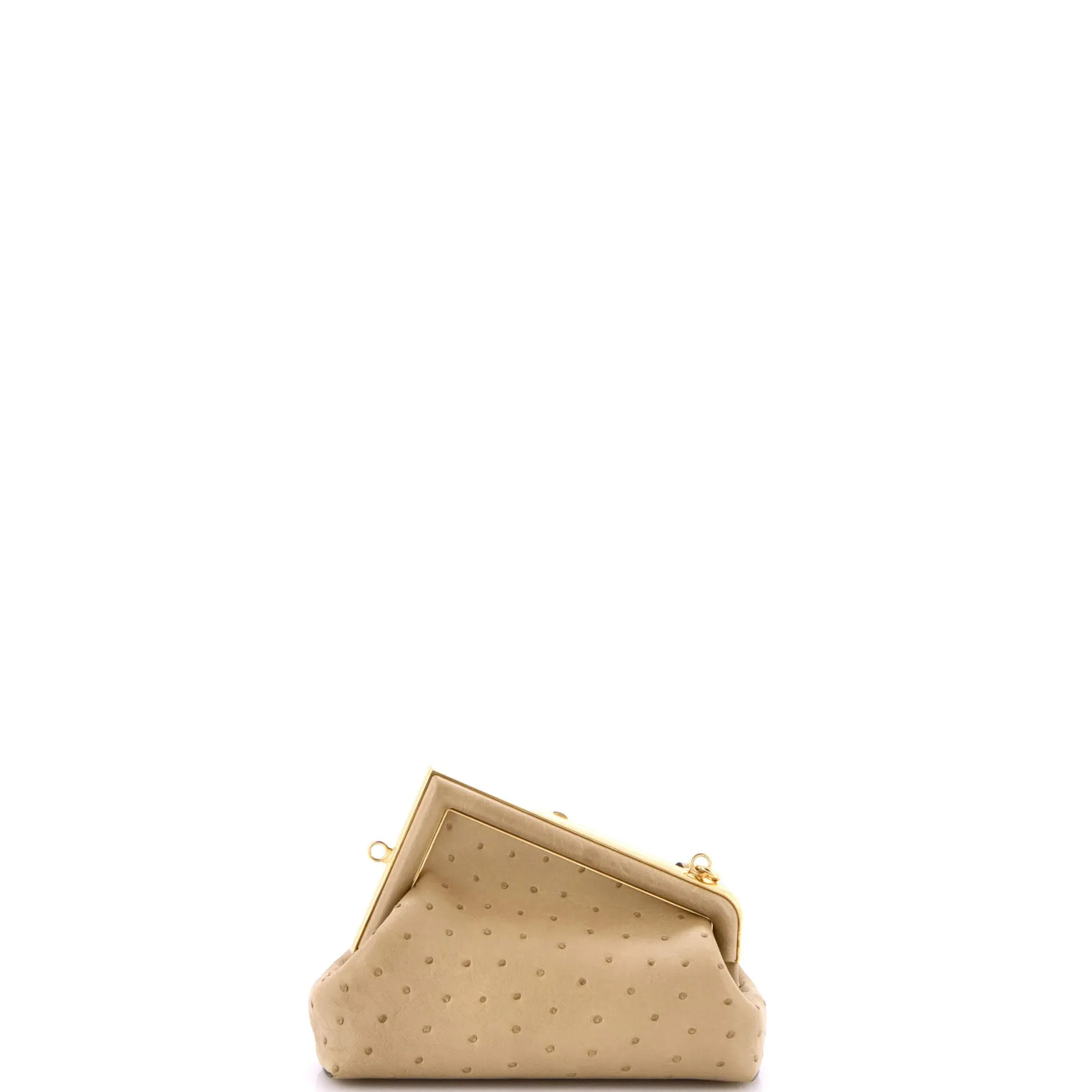 Pre-Loved Fendi First Bag Ostrich Small sold by Zulily product image thumbnail 3