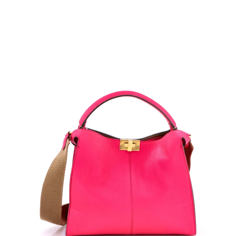 Pre-Loved Fendi Peekaboo X-Lite Bag Leather Small sold by Zulily