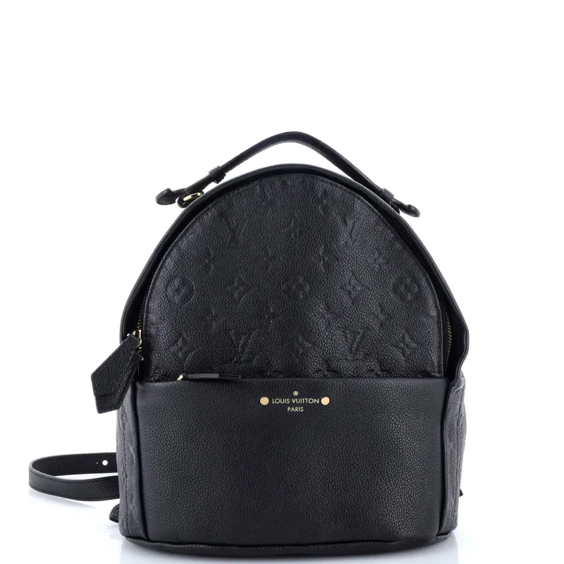 Pre-Loved Louis Vuitton Sorbonne Backpack Monogram Empreinte Leather sold by Zulily