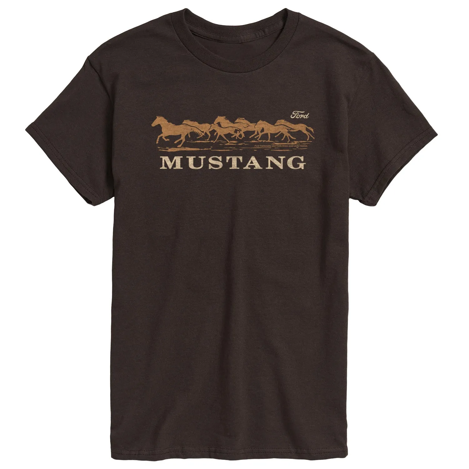 Ford - Mustang Running Horses - Men's Short Sleeve Graphic T-Shirt sold by Zulily product image thumbnail 3