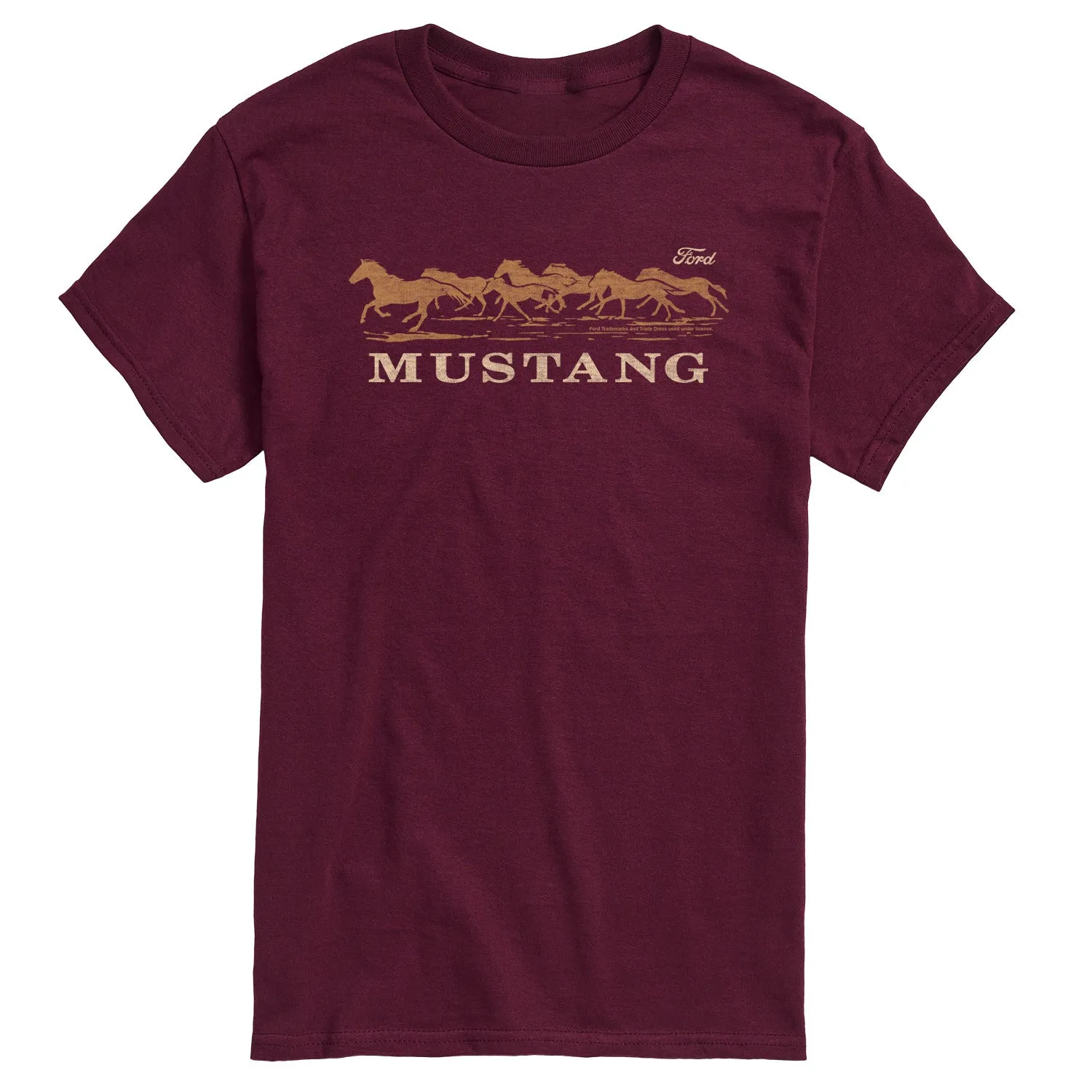 Ford - Mustang Running Horses - Men's Short Sleeve Graphic T-Shirt sold by Zulily