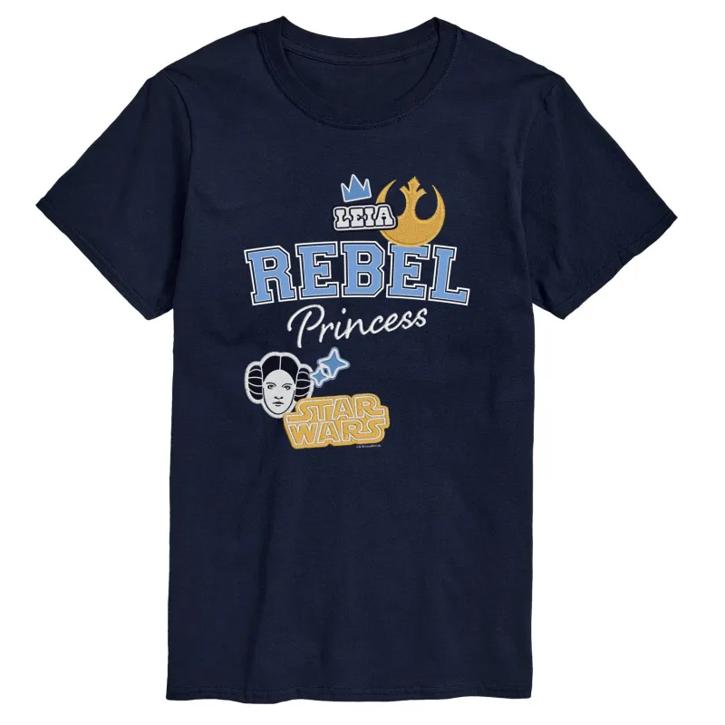 Star Wars - Rebel Princess Faux Patches - Men's Short Sleeve Graphic T-Shirt sold by Zulily