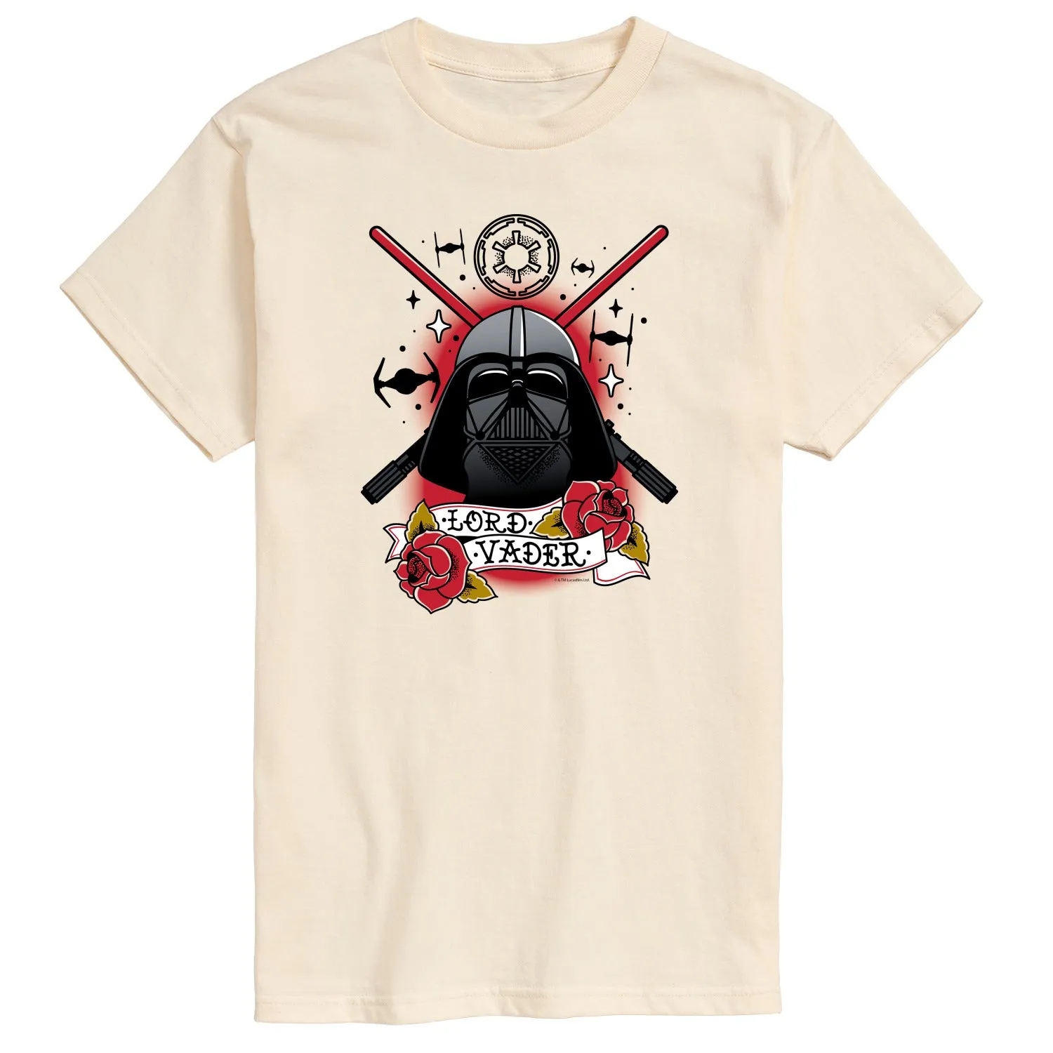 Star Wars - Darth Vader Traditional Tattoo - Men's Short Sleeve Graphic T-Shirt sold by Zulily product image thumbnail 3