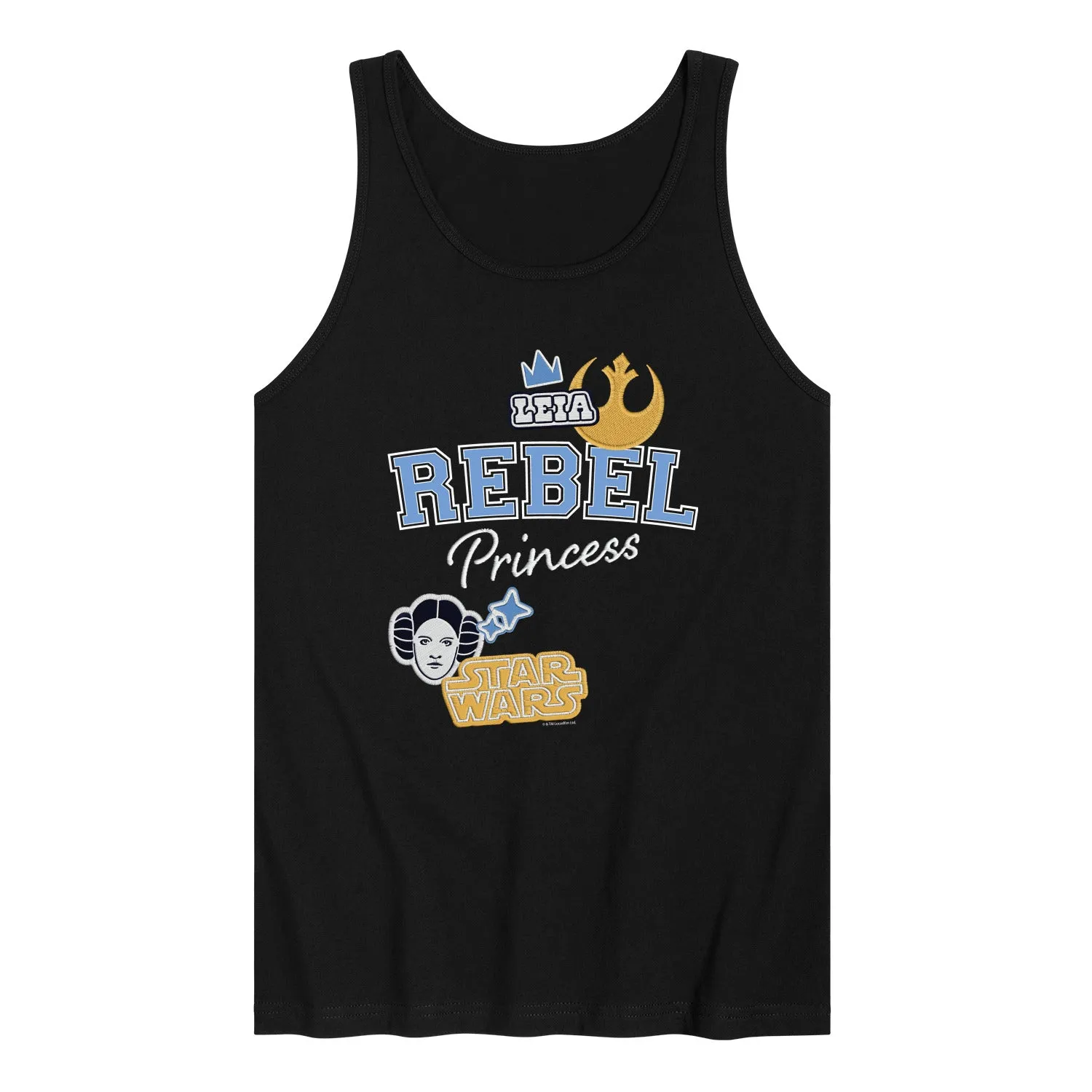 Star Wars - Rebel Princess Faux Patches - Men's Sleeveless Graphic Tank sold by Zulily product image thumbnail 2