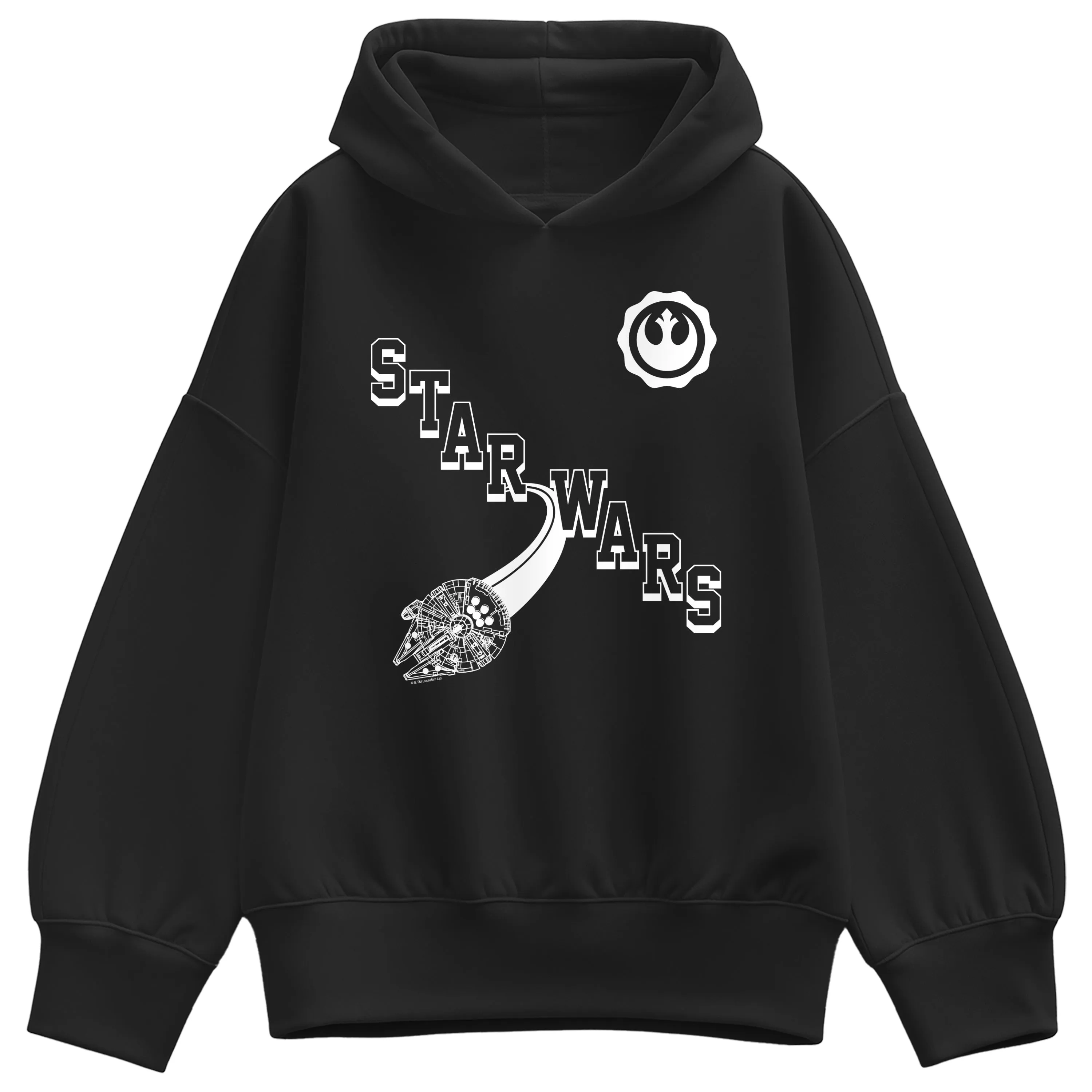 Star Wars - Collegiate Icons - Women's Oversized Fleece Hoodie Sweatshirt sold by Zulily