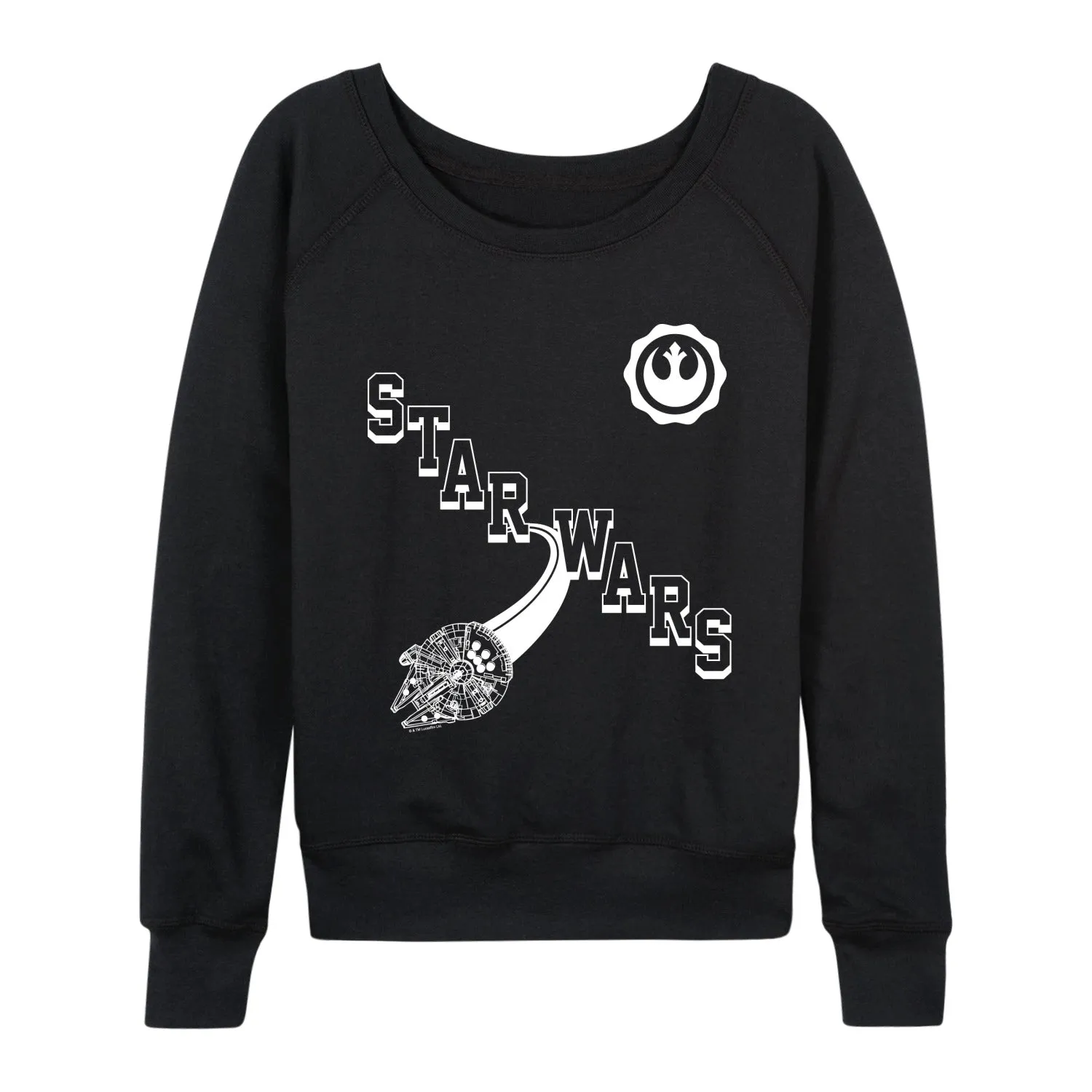 Star Wars - Collegiate Icons - Women's French Terry Long Sleeve Pullover sold by Zulily product image thumbnail 3