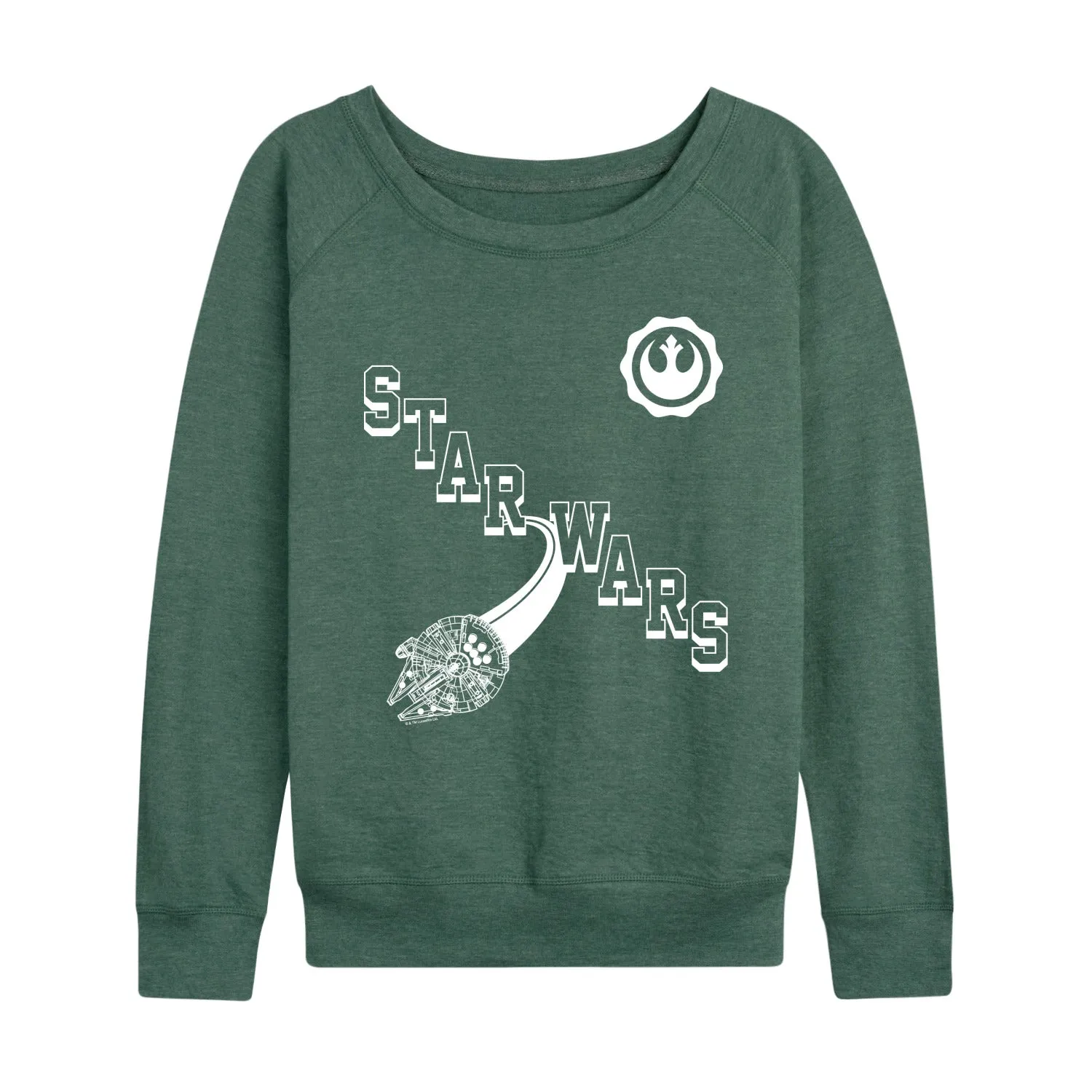 Star Wars - Collegiate Icons - Women's French Terry Long Sleeve Pullover sold by Zulily