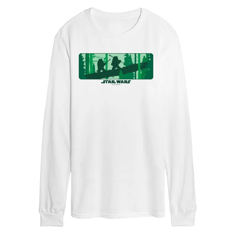 Star Wars - Ewok Forest - Men's Long Sleeve Graphic T-Shirt made by Star Wars