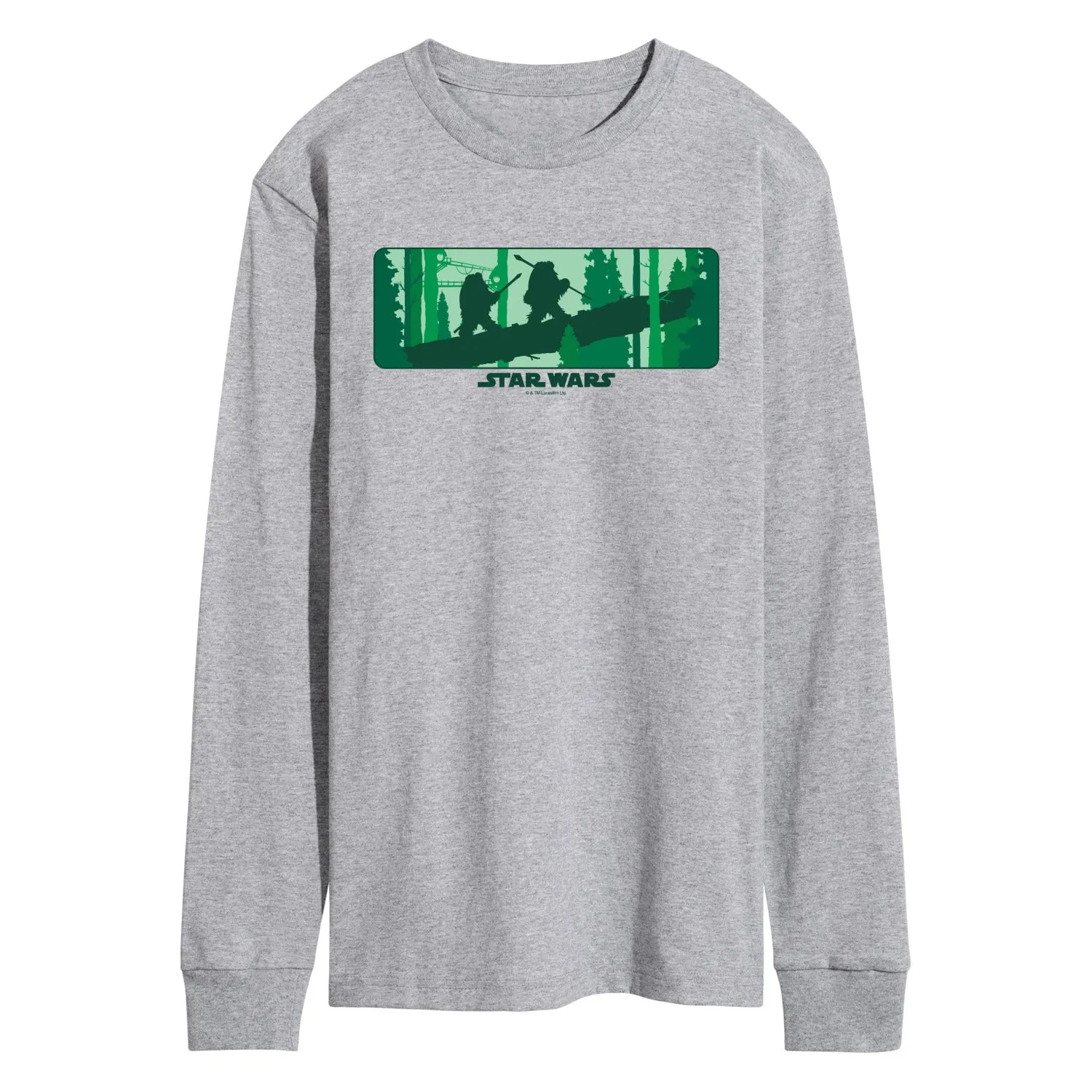 Star Wars - Ewok Forest - Men's Long Sleeve Graphic T-Shirt sold by Zulily product image thumbnail 2