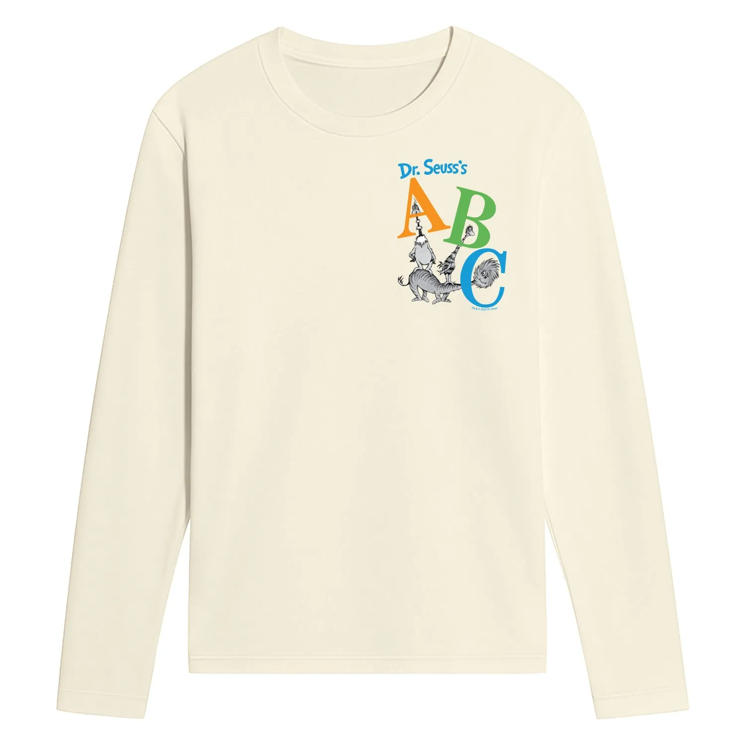 Dr. Seuss - ABC Book Cover - Men's Long Sleeve Graphic T-Shirt sold by Zulily product image thumbnail 2