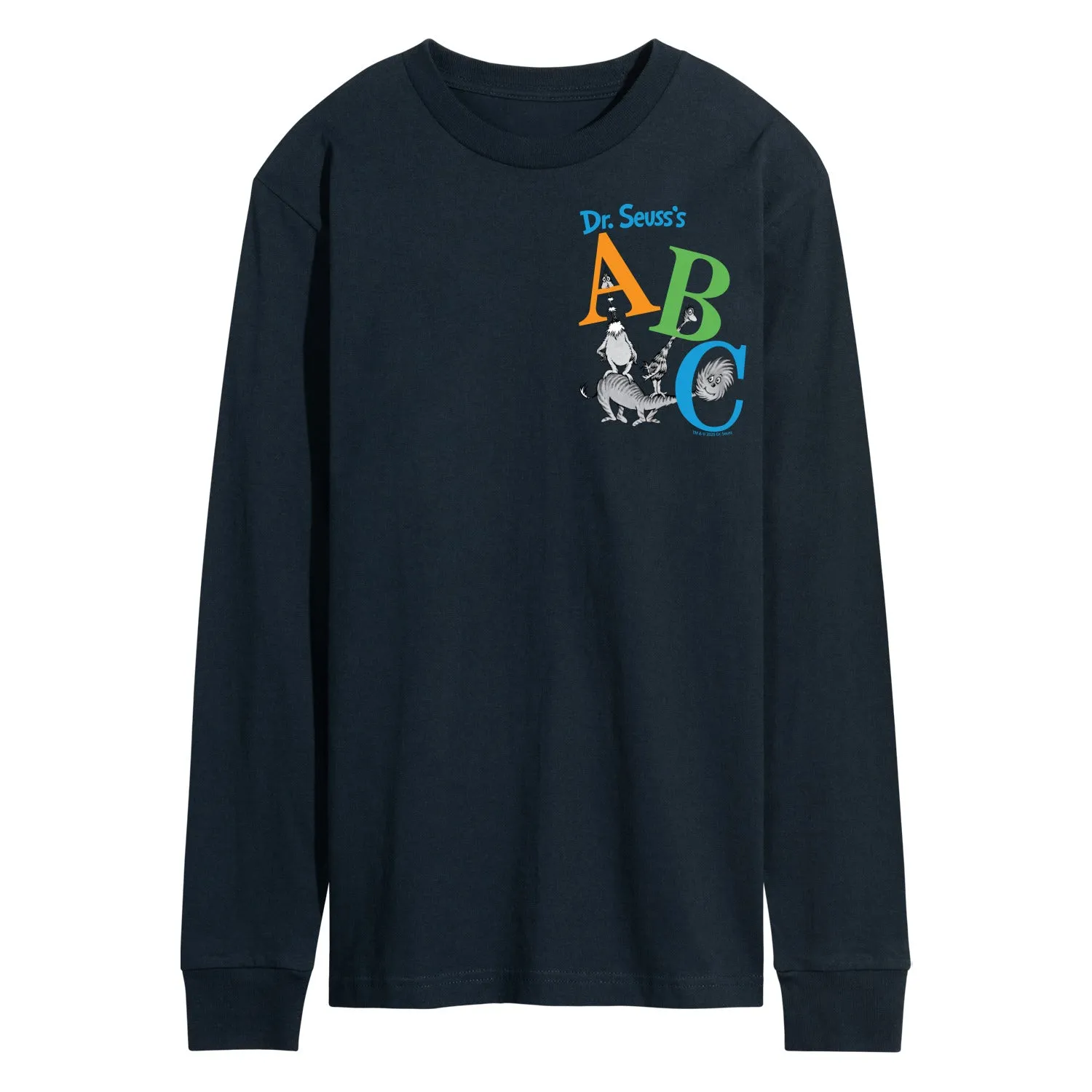 Dr. Seuss - ABC Book Cover - Men's Long Sleeve Graphic T-Shirt sold by Zulily product image thumbnail 3