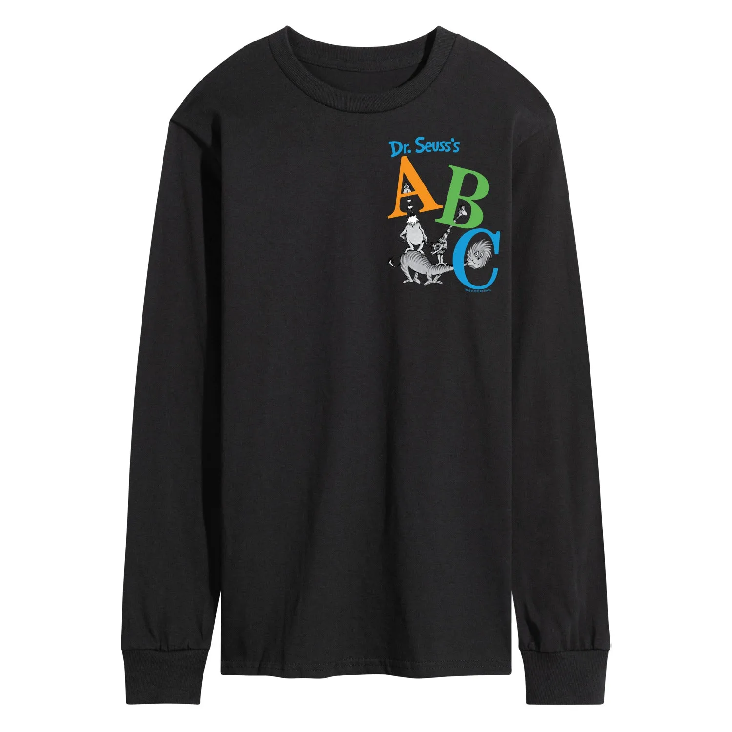 Dr. Seuss - ABC Book Cover - Men's Long Sleeve Graphic T-Shirt sold by Zulily