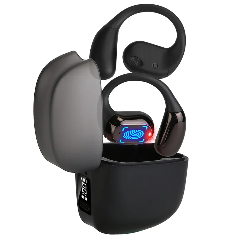 Fresh Fab Finds Wireless V5.4 Open Ear Earbuds LED Case IPX5 300Hr Touch Control sold by Zulily