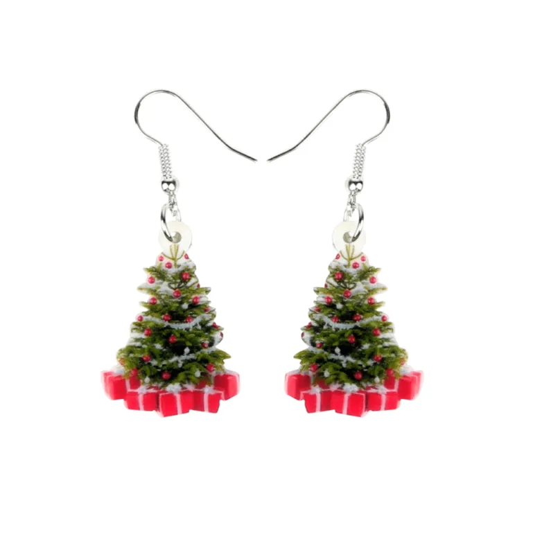 Don’t AsK Christmas Tree with Presents Drop Earrings – Festive Holiday Jewellery for Women sold by Zulily