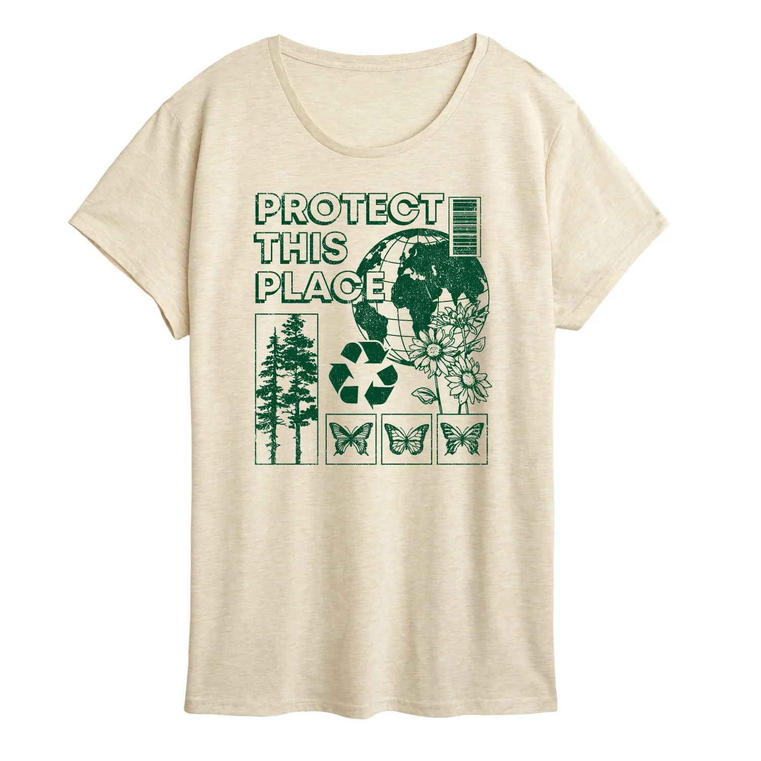Instant Message - Protect This Place - Women's Short Sleeve Graphic T-Shirt sold by Zulily product image thumbnail 2