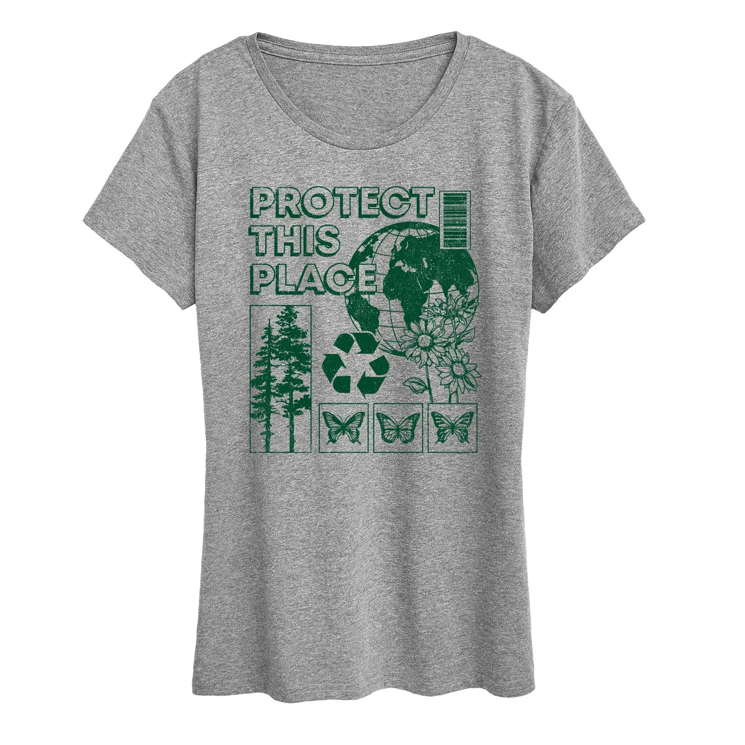 Instant Message - Protect This Place - Women's Short Sleeve Graphic T-Shirt sold by Zulily product image thumbnail 3