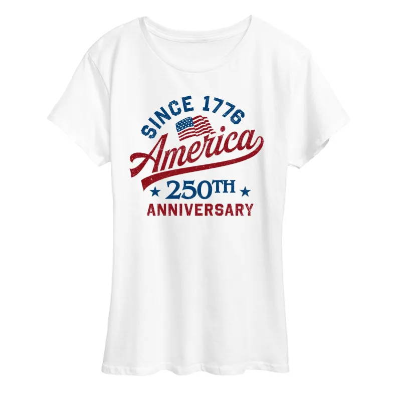 Instant Message - America 250 - Women's Short Sleeve Graphic T-Shirt made by Zulily