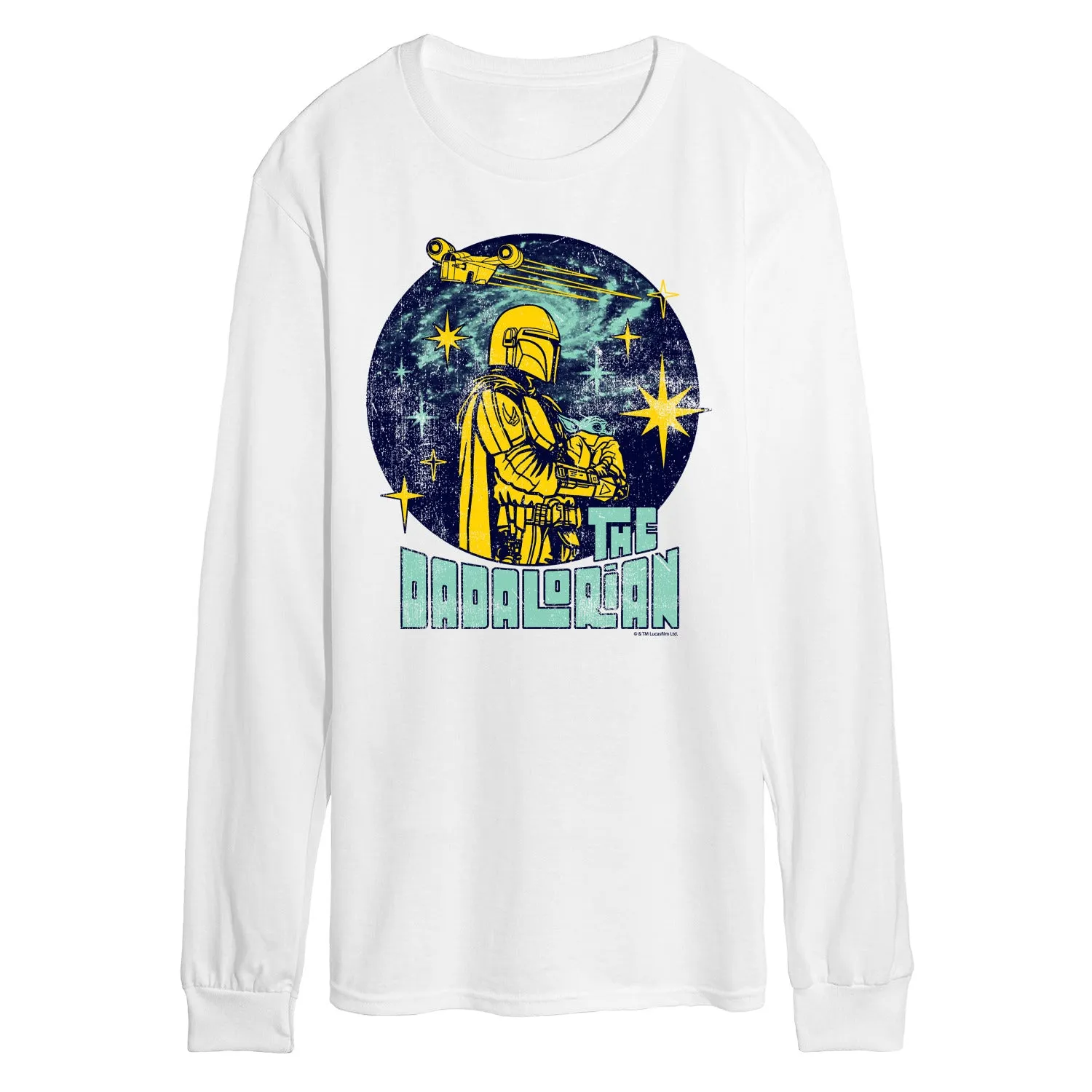 Star Wars - The Dadalorian - Men's Long Sleeve Graphic T-Shirt sold by Zulily