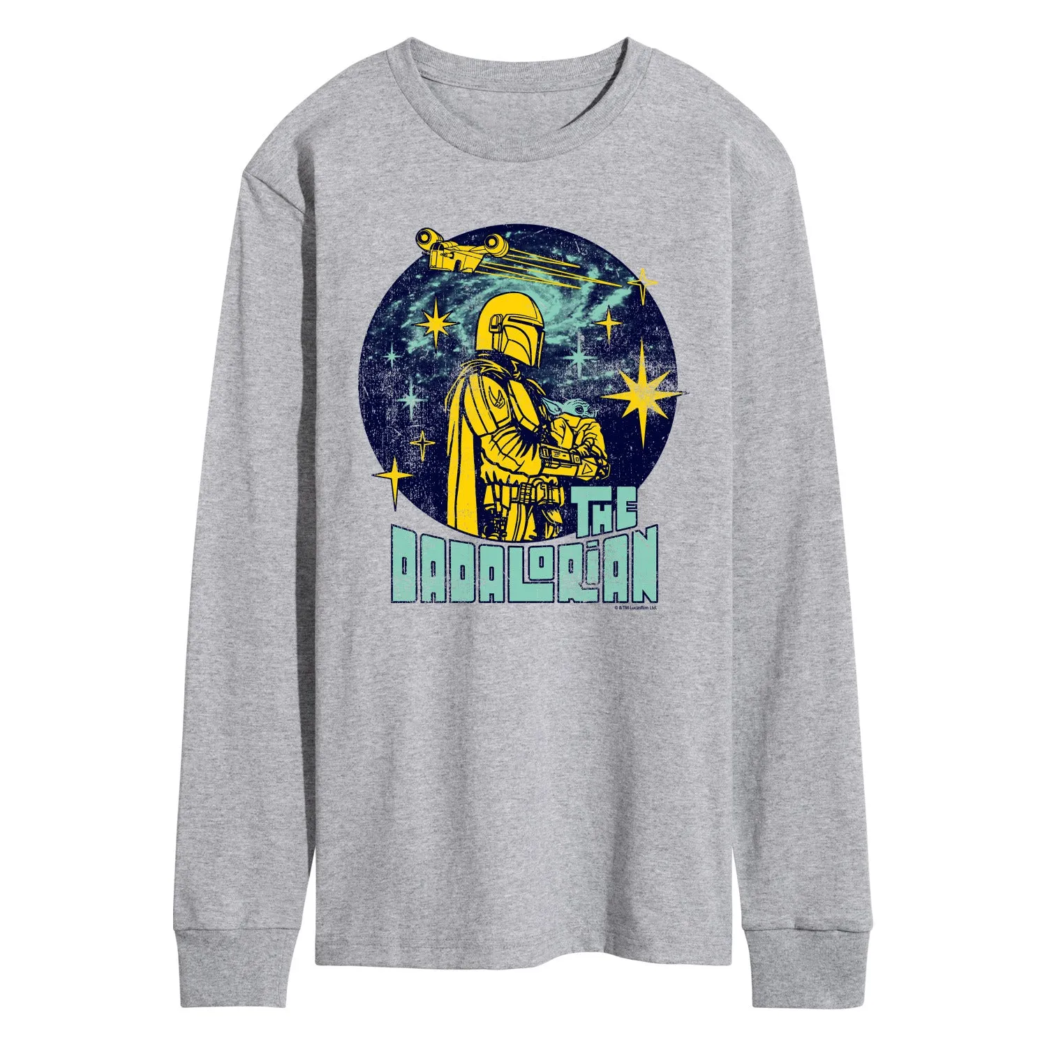 Star Wars - The Dadalorian - Men's Long Sleeve Graphic T-Shirt sold by Zulily product image thumbnail 2