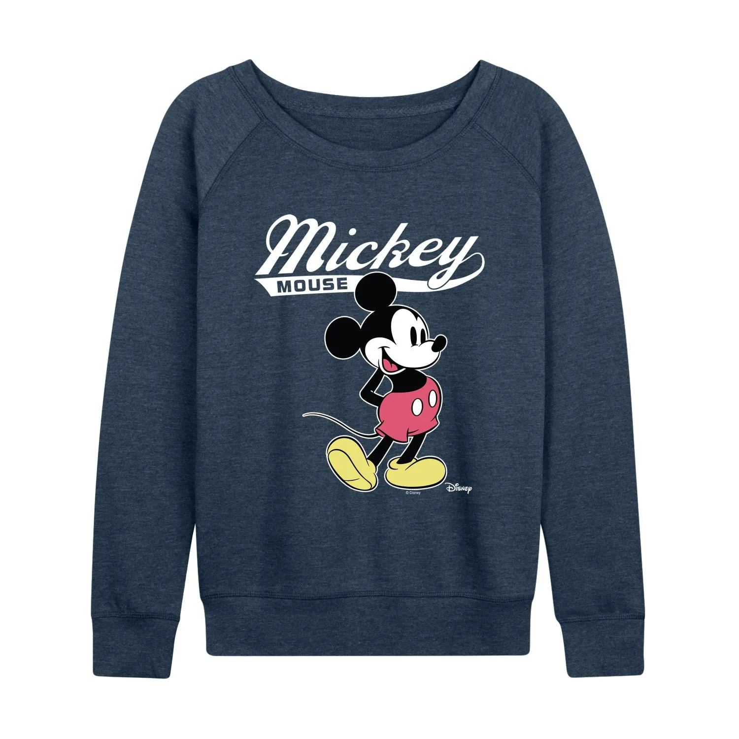 Disney - Mickey Mouse Varsity - Women's French Terry Long Sleeve Pullover sold by Zulily product image thumbnail 5