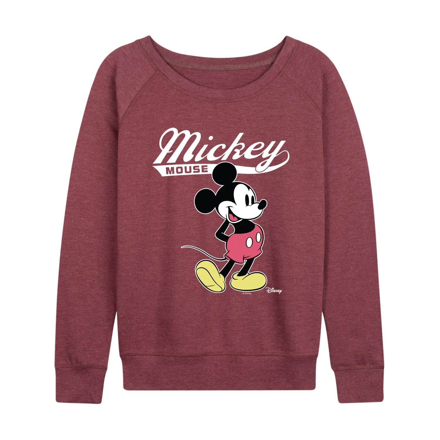 Disney - Mickey Mouse Varsity - Women's French Terry Long Sleeve Pullover sold by Zulily product image thumbnail 2