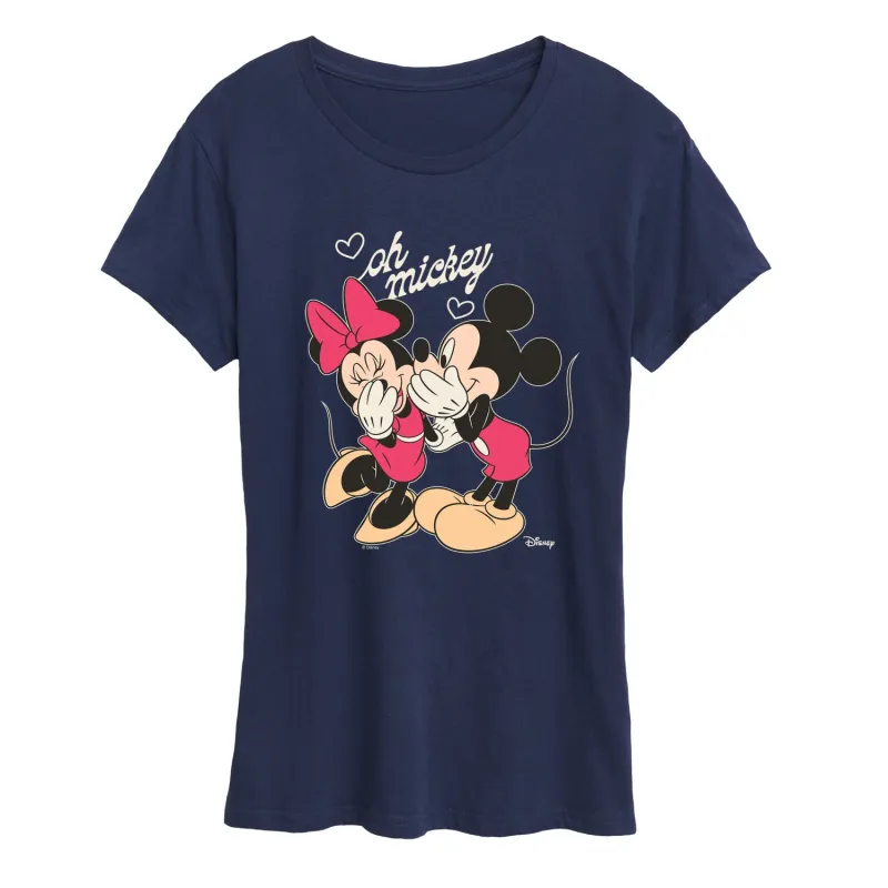 Disney - Oh Mickey - Women's Short Sleeve Graphic T-Shirt sold by Zulily