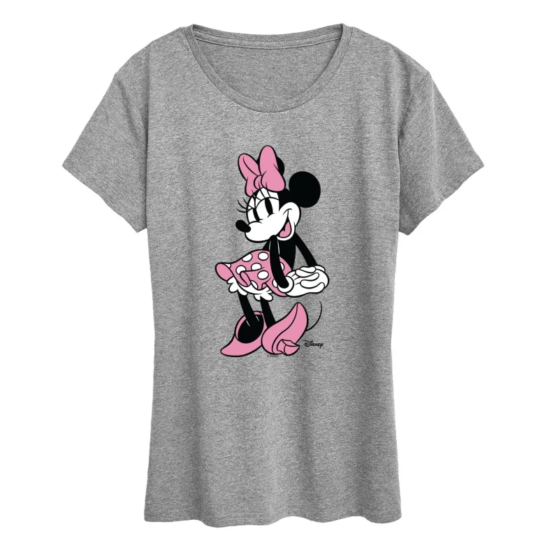 Disney - Minnie Heels - Women's Short Sleeve Graphic T-Shirt sold by Zulily