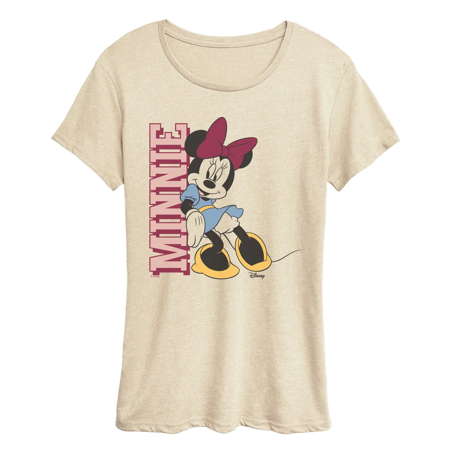Disney - Minnie Name - Women's Short Sleeve Graphic T-Shirt sold by Zulily product image thumbnail 2