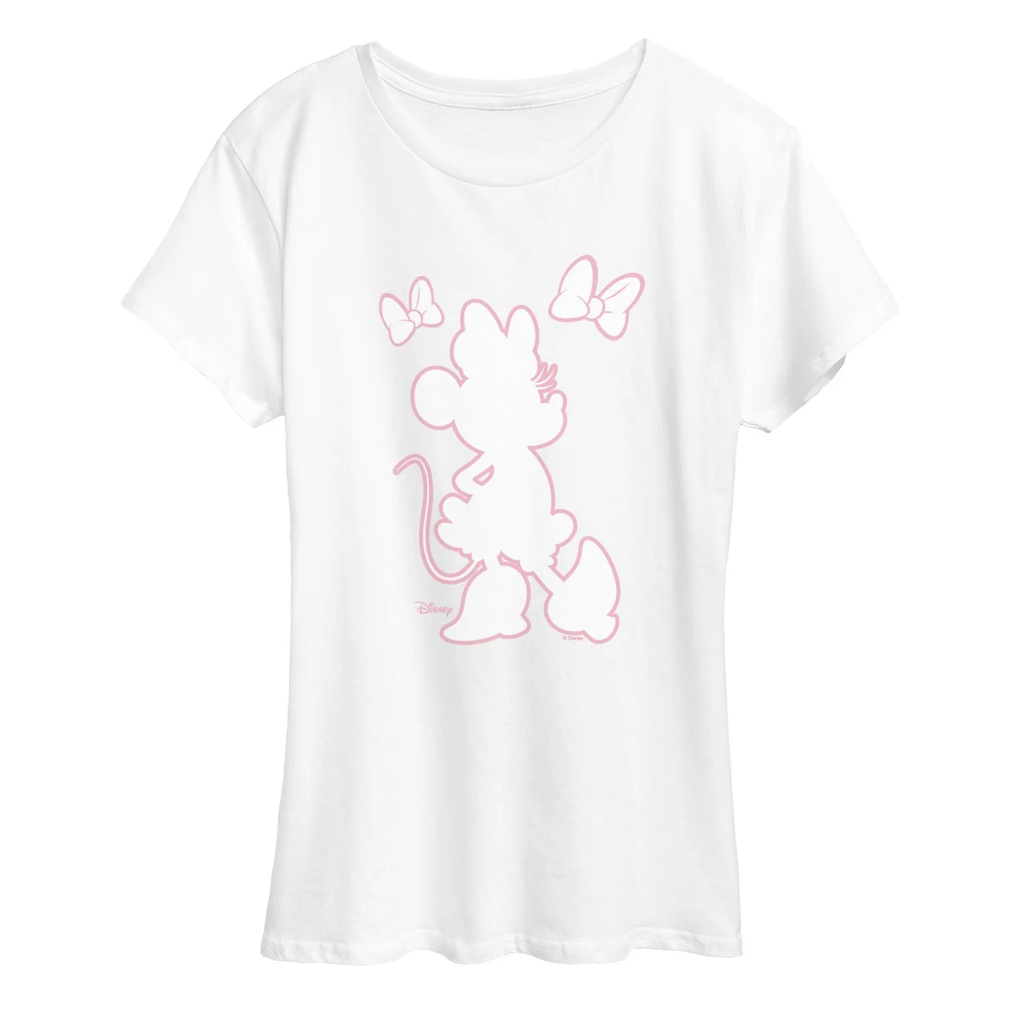 Disney - Minnie Mouse Bows - Women's Short Sleeve Graphic T-Shirt sold by Zulily product image thumbnail 4