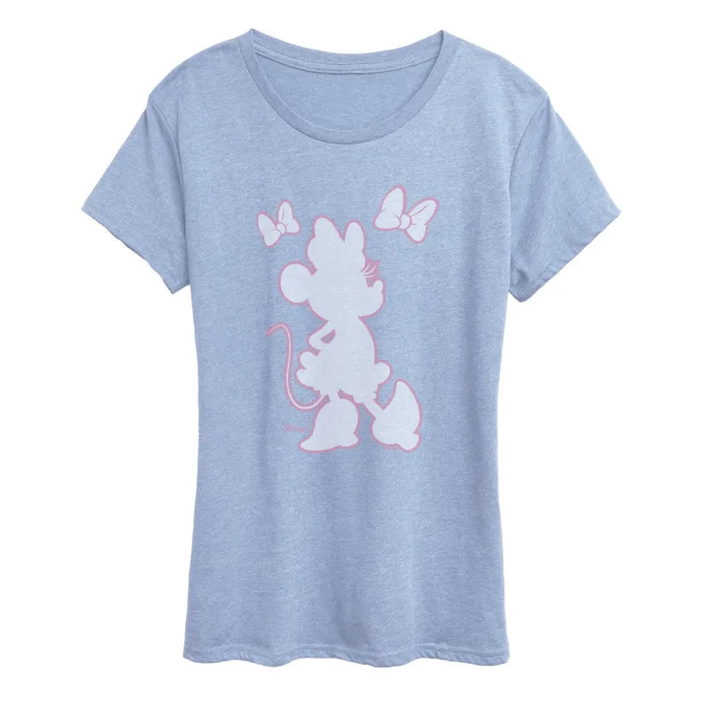 Disney - Minnie Mouse Bows - Women's Short Sleeve Graphic T-Shirt sold by Zulily